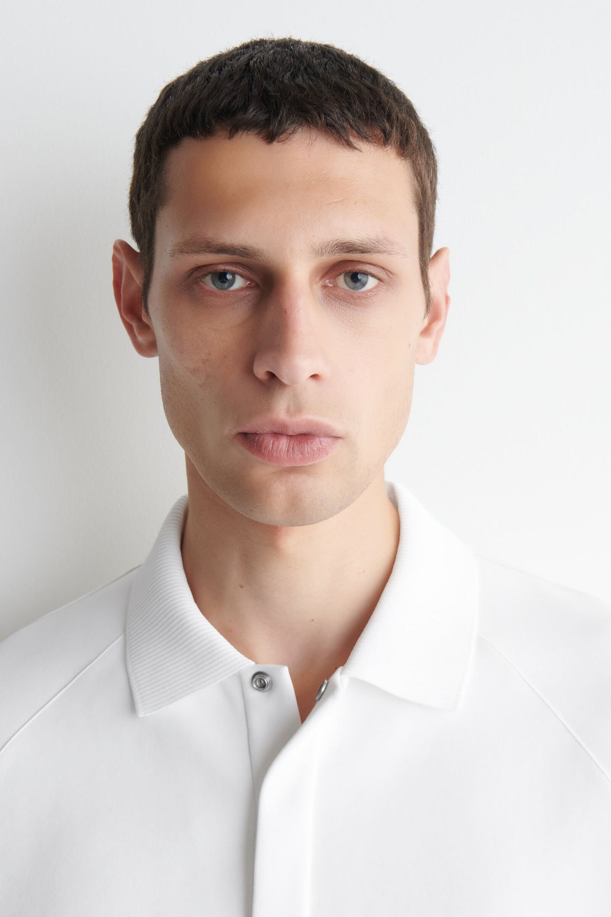 POLO DE SCUBA-JERSEY - BLANCO