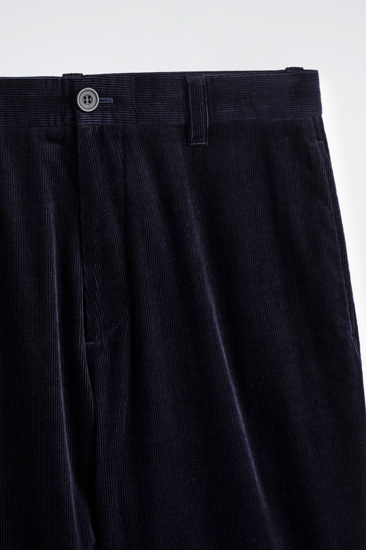 PANTALONES DE PANA DE CORTE RELAJADO Y PIERNA ANCHA - AZUL MARINO - StillMedia/DescriptiveDetail