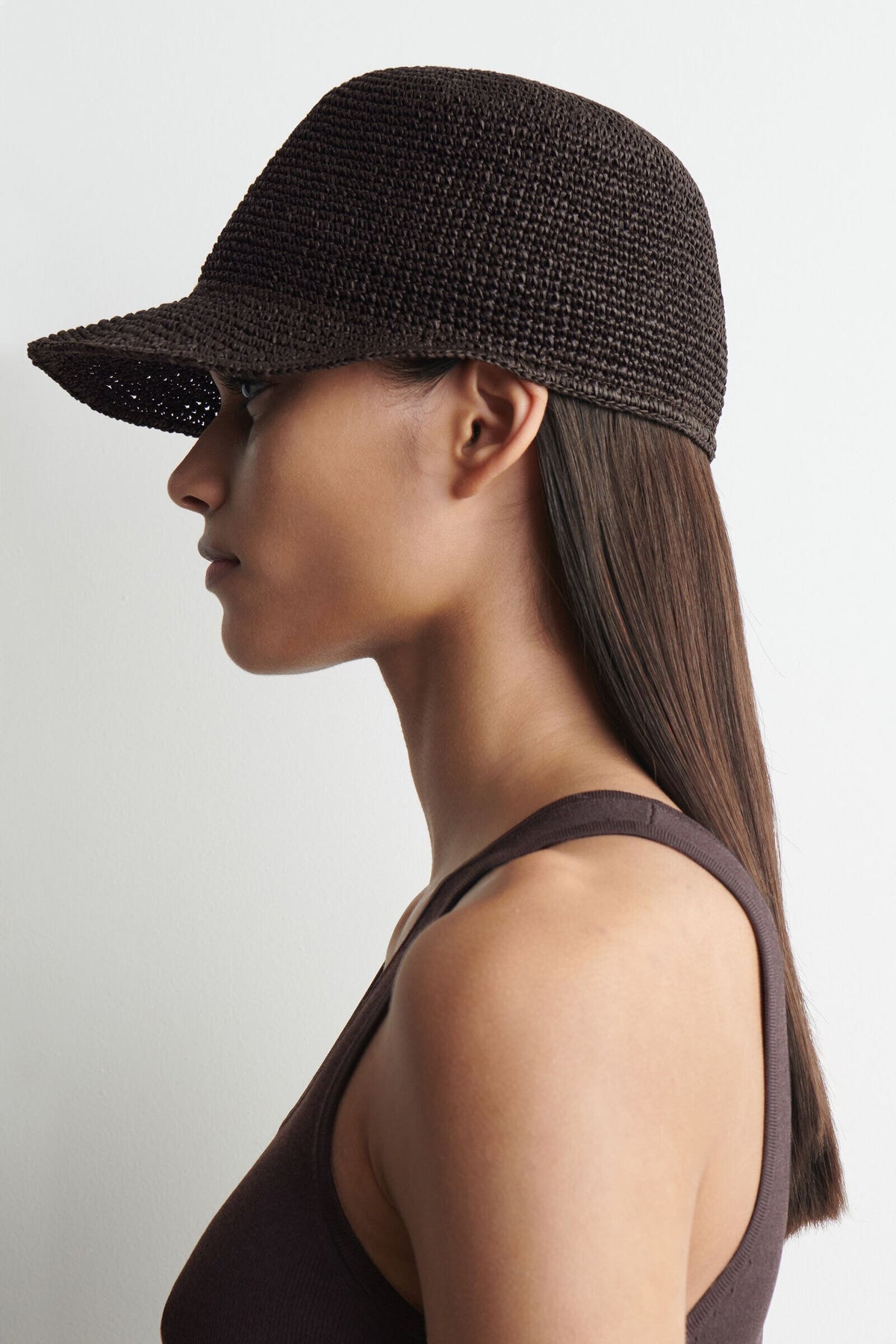 GORRA DE PAPEL TEJIDO - MARRÓN - StillMedia/Lookbook