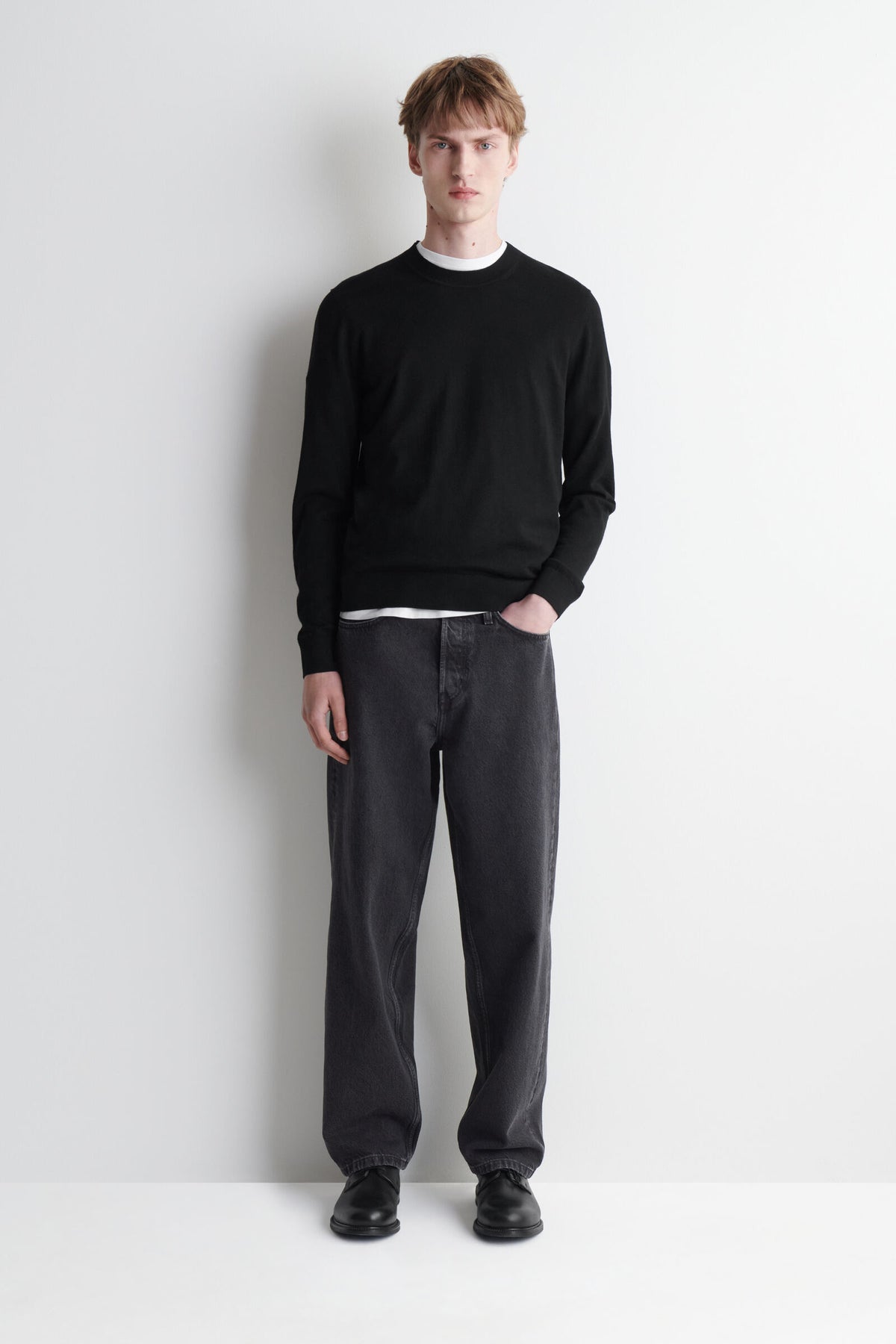 JEANS RIDER RELAXED-FIT DE PIERNA STRAIGHT - NEGRO