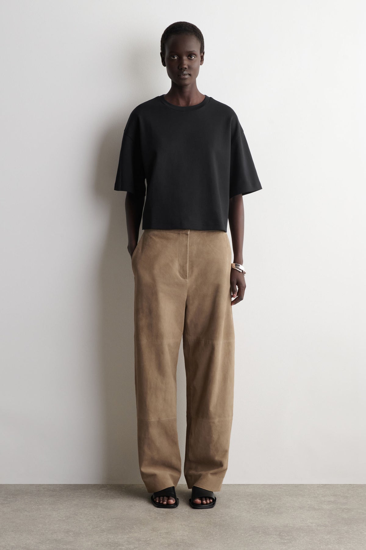 CAMISETA DE ALGODÓN OVERSIZE - NEGRO - StillMedia/Lookbook