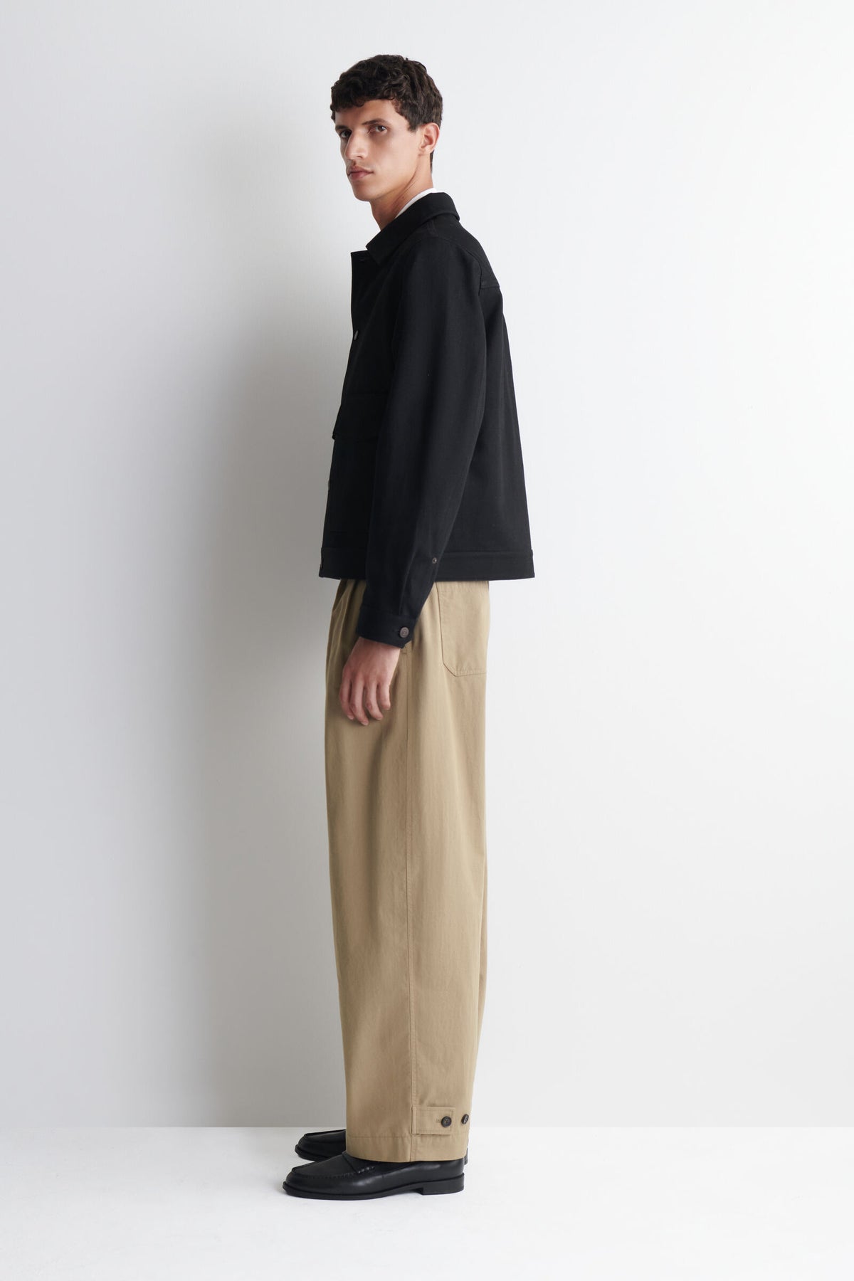CHAQUETA DE MEZCLILLA RAW SELVEDGE - NEGRO