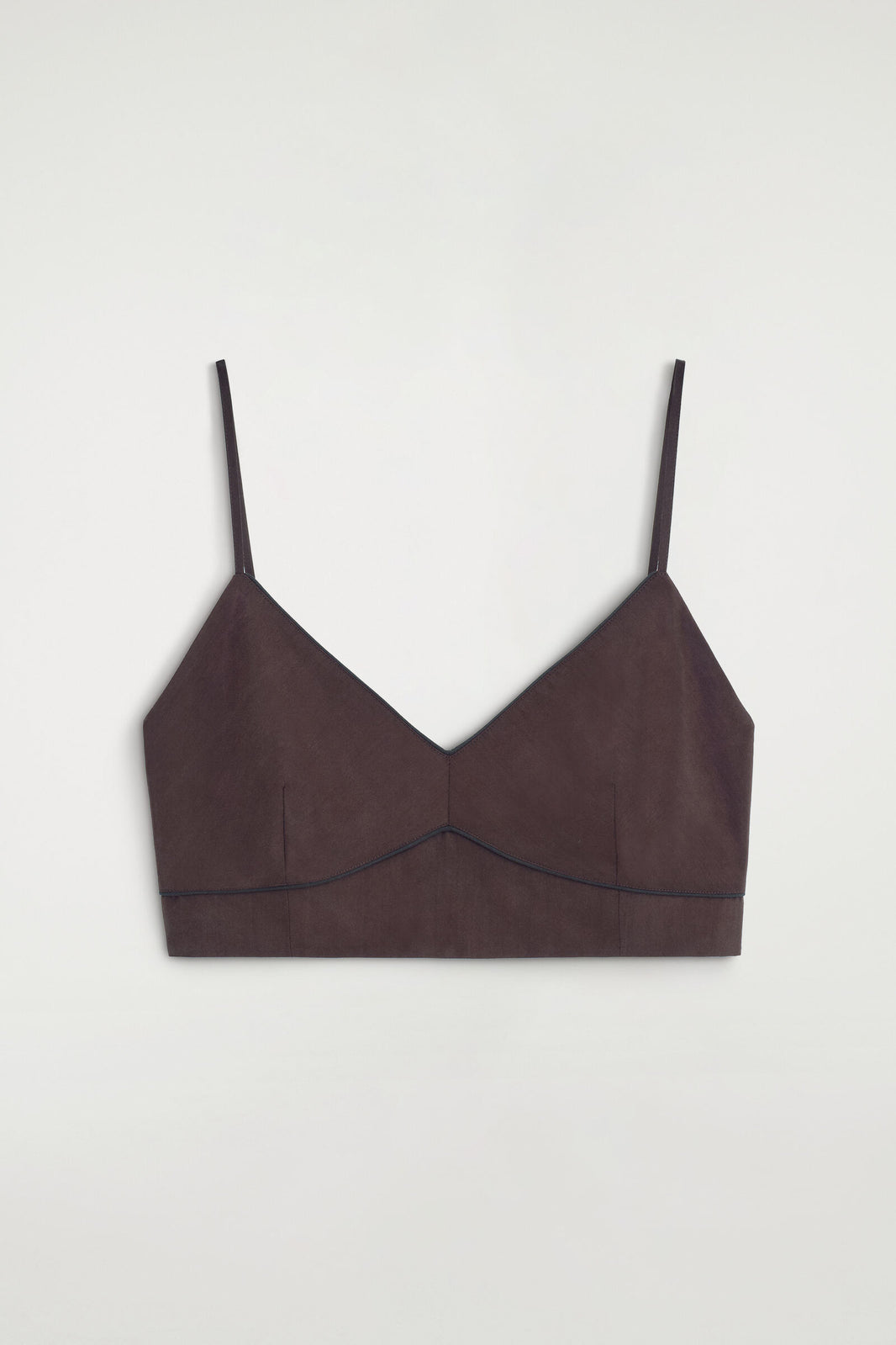 BRALETTE DE SEDA - MARRÓN | DescriptiveStillLife