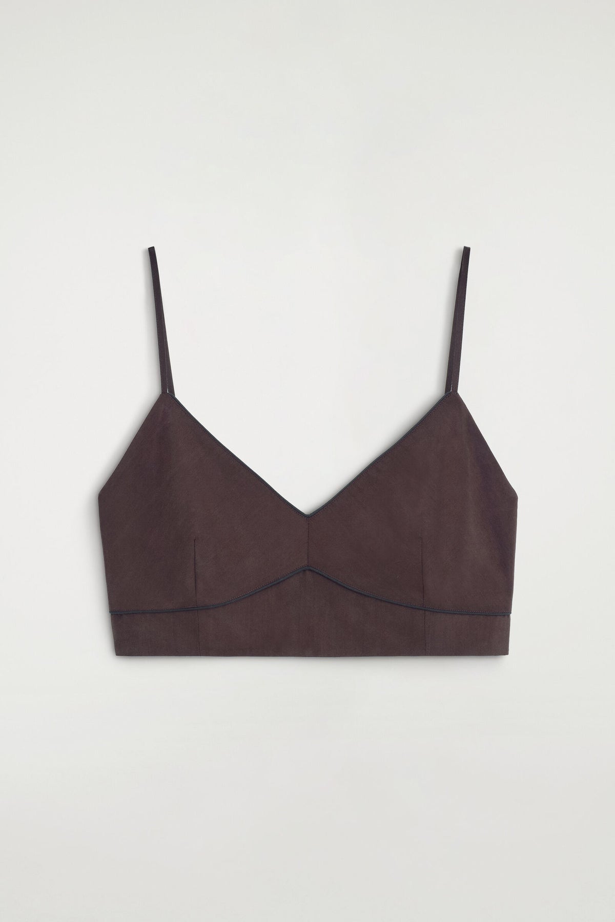 BRALETTE DE SEDA - MARRÓN | DescriptiveStillLife