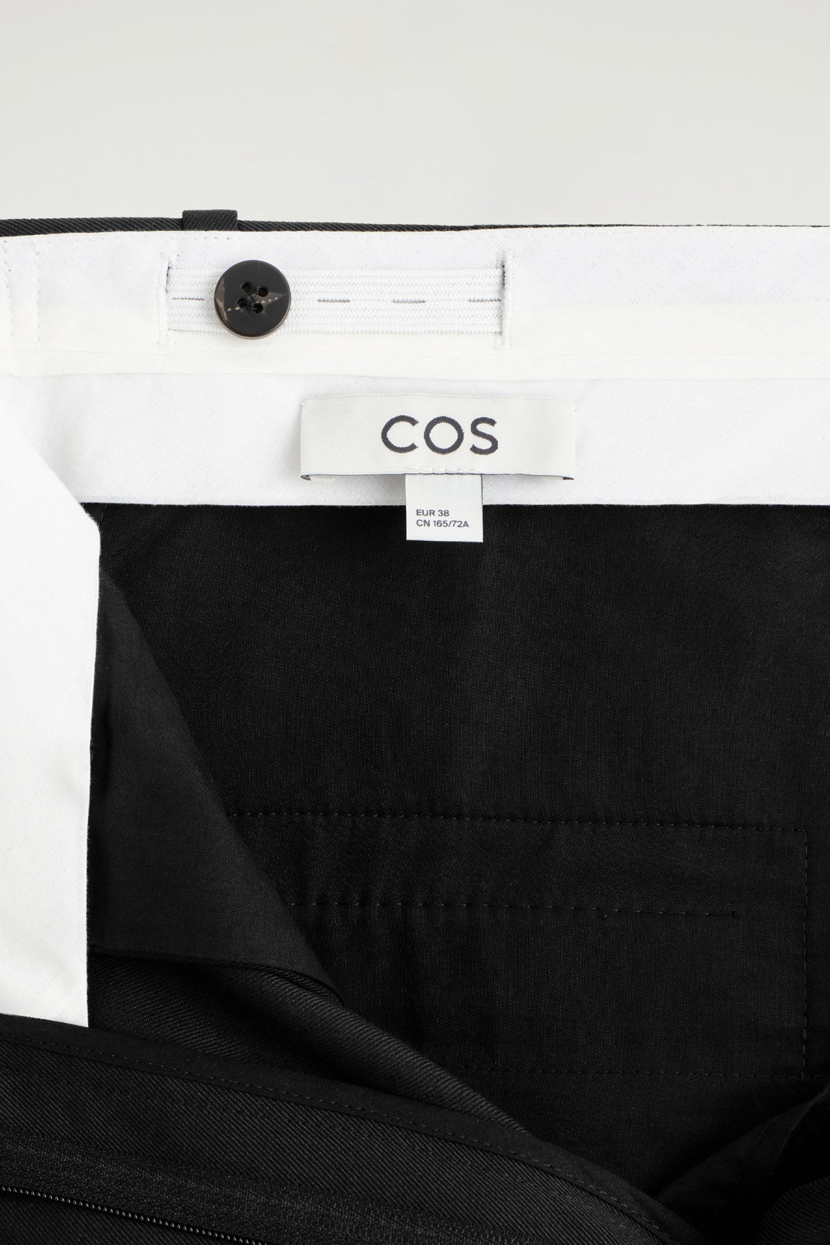 PANTALONES DE TAILLE RELAJADO - NEGRO | DescriptiveDetail