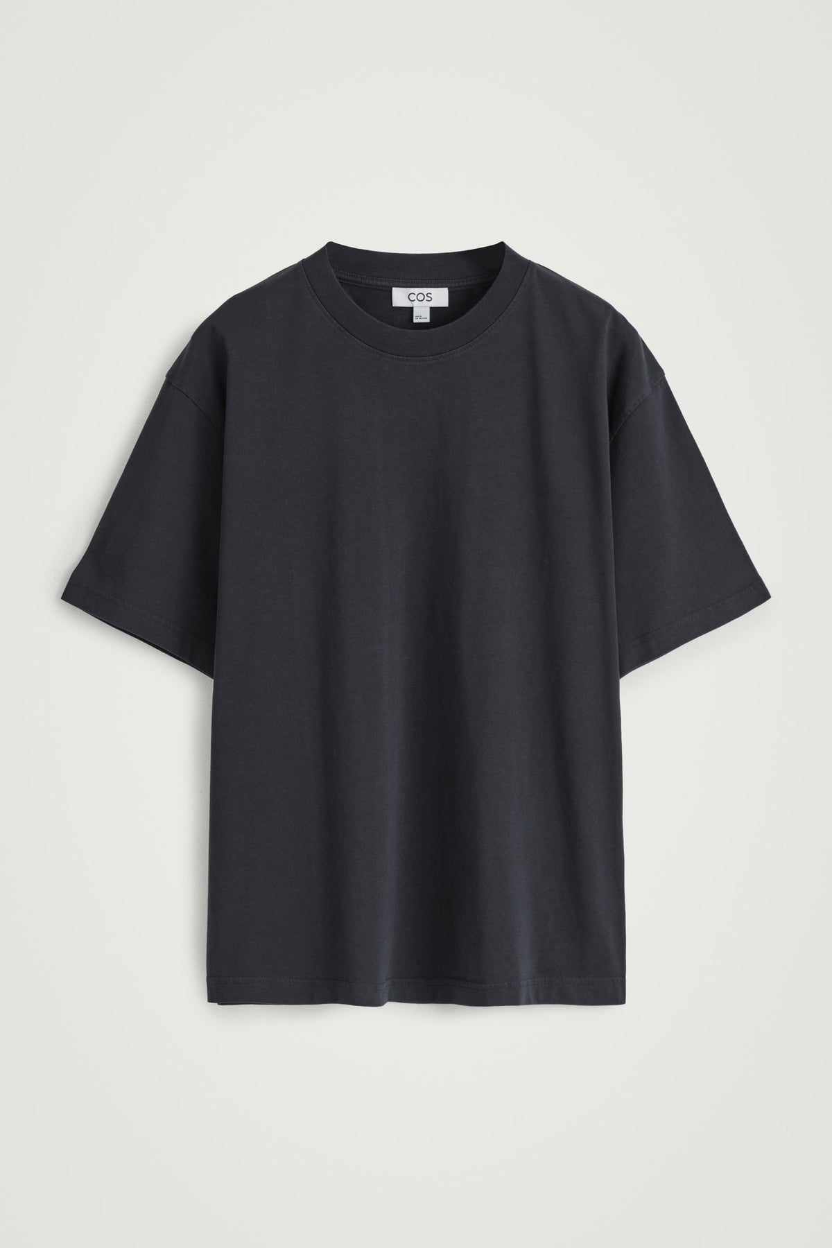 CAMISETA DE ALGODÓN RELAJADA Y LIGERA - AZUL MARINO | DescriptiveStillLife