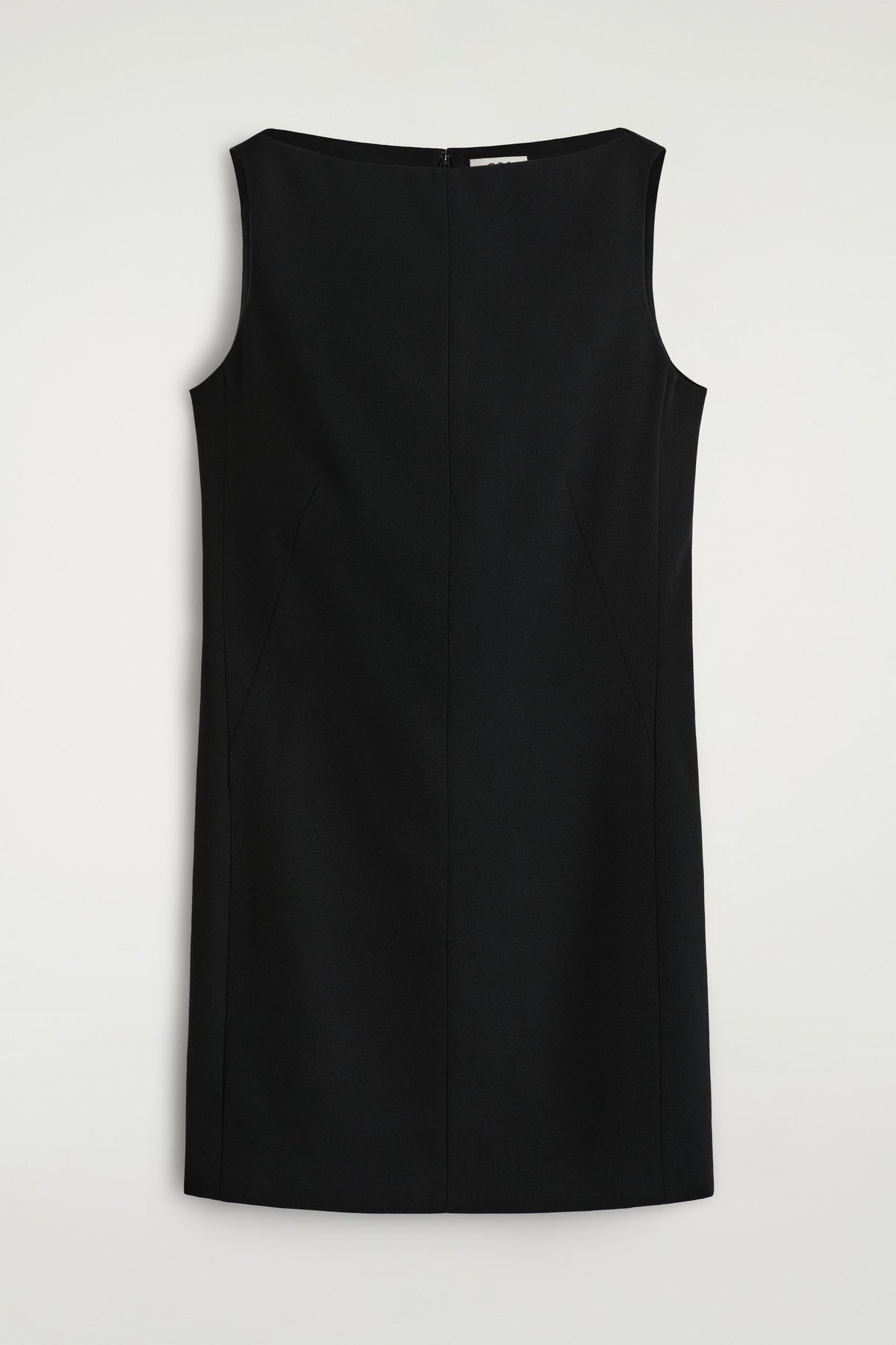 VESTIDO MINI DE MEZCLA DE LANA MERINO - NEGRO | DescriptiveStillLife
