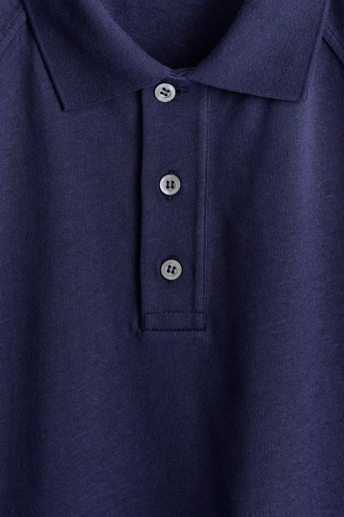CAMISETA RELAJADA DE ALGODÓN Y LINO - AZUL MARINO - StillMedia/DescriptiveDetail