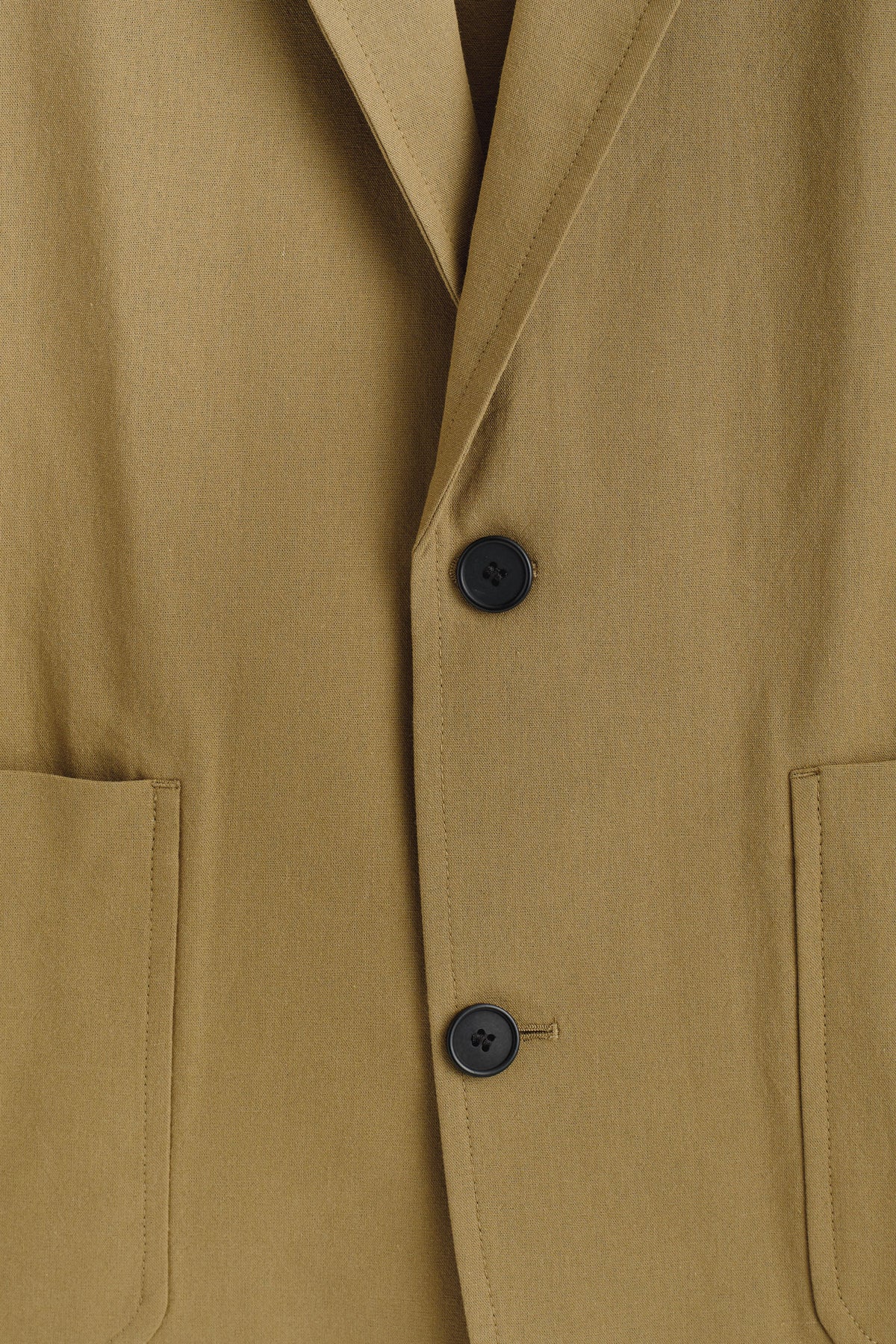 BLAZER DE ALGODÓN DE ESTRUCTURA SUELTA - VERDE OLIVA - StillMedia/DescriptiveDetail