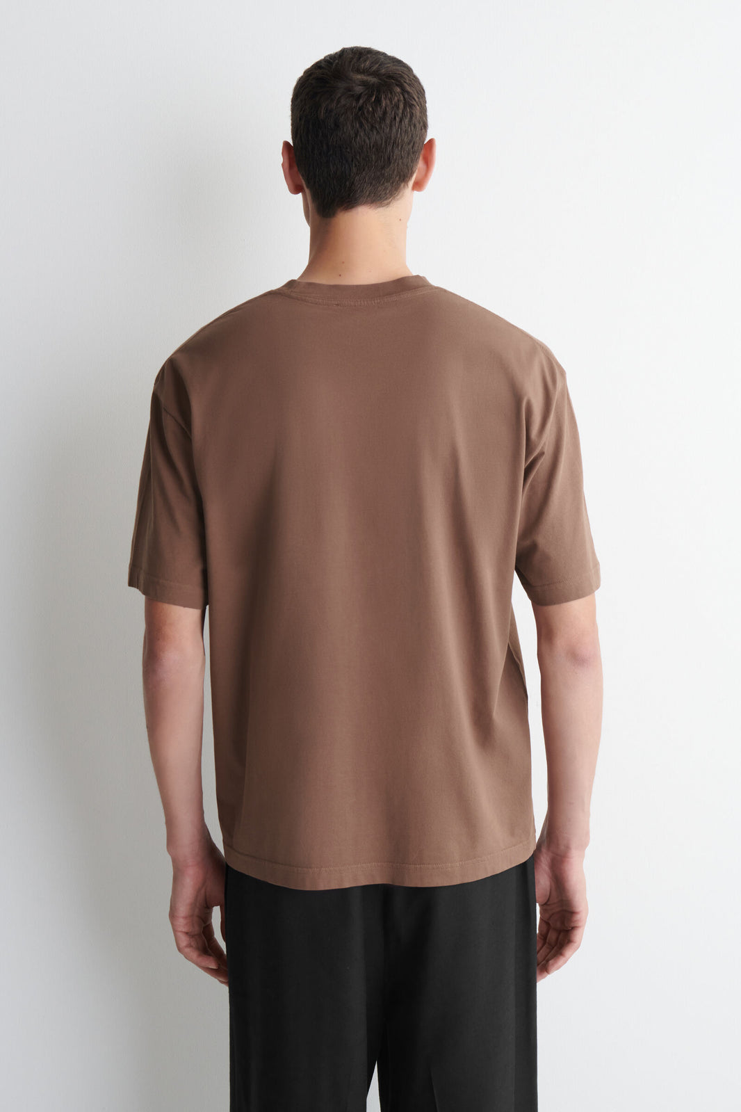 CAMISETA DE ALGODÓN RELAJADA Y LIGERA - MARRÓN CLARO