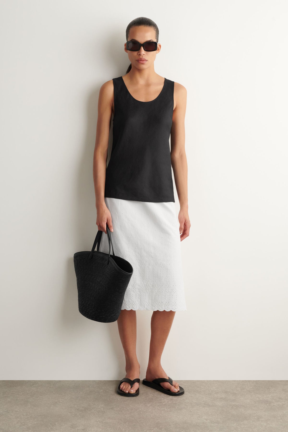 TOP DE LINO - NEGRO - StillMedia/Lookbook