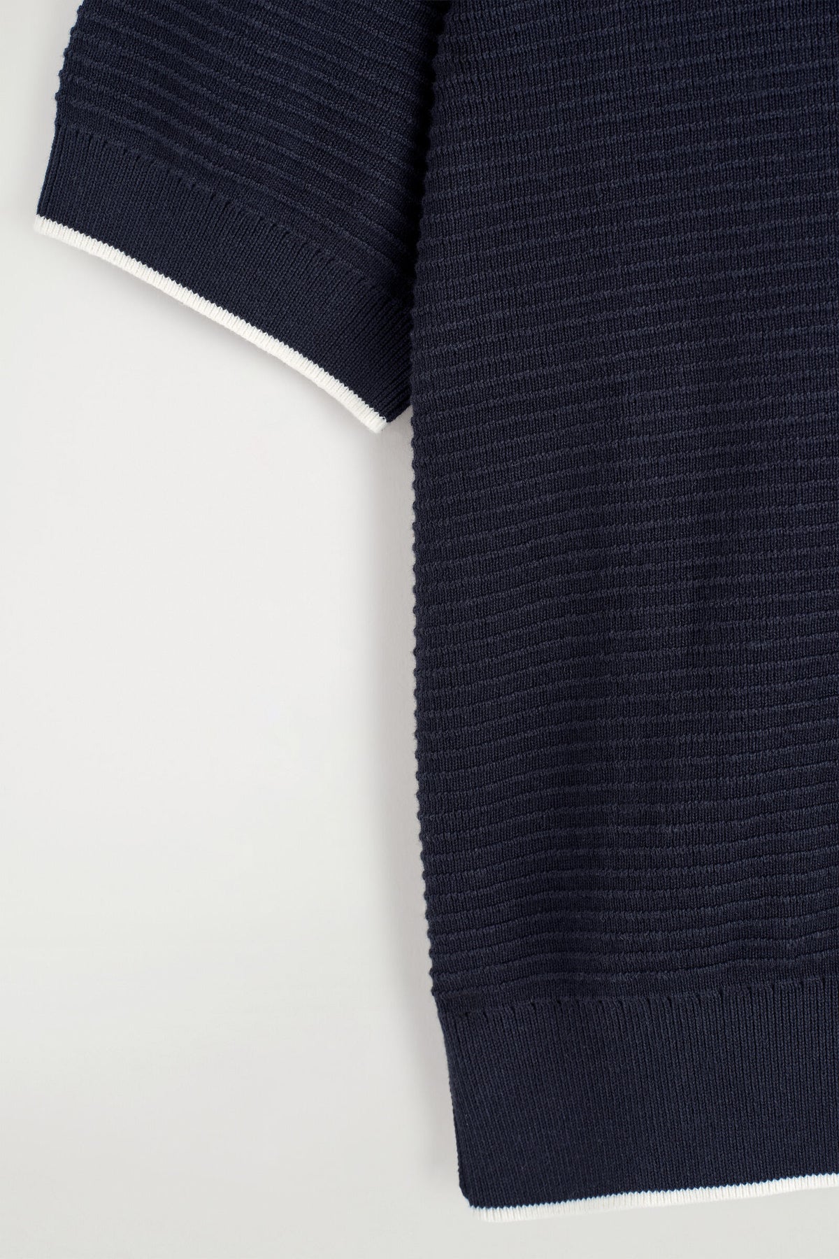 TOP DE PUNTO CON CUELLO DE MARINERO - AZUL MARINO