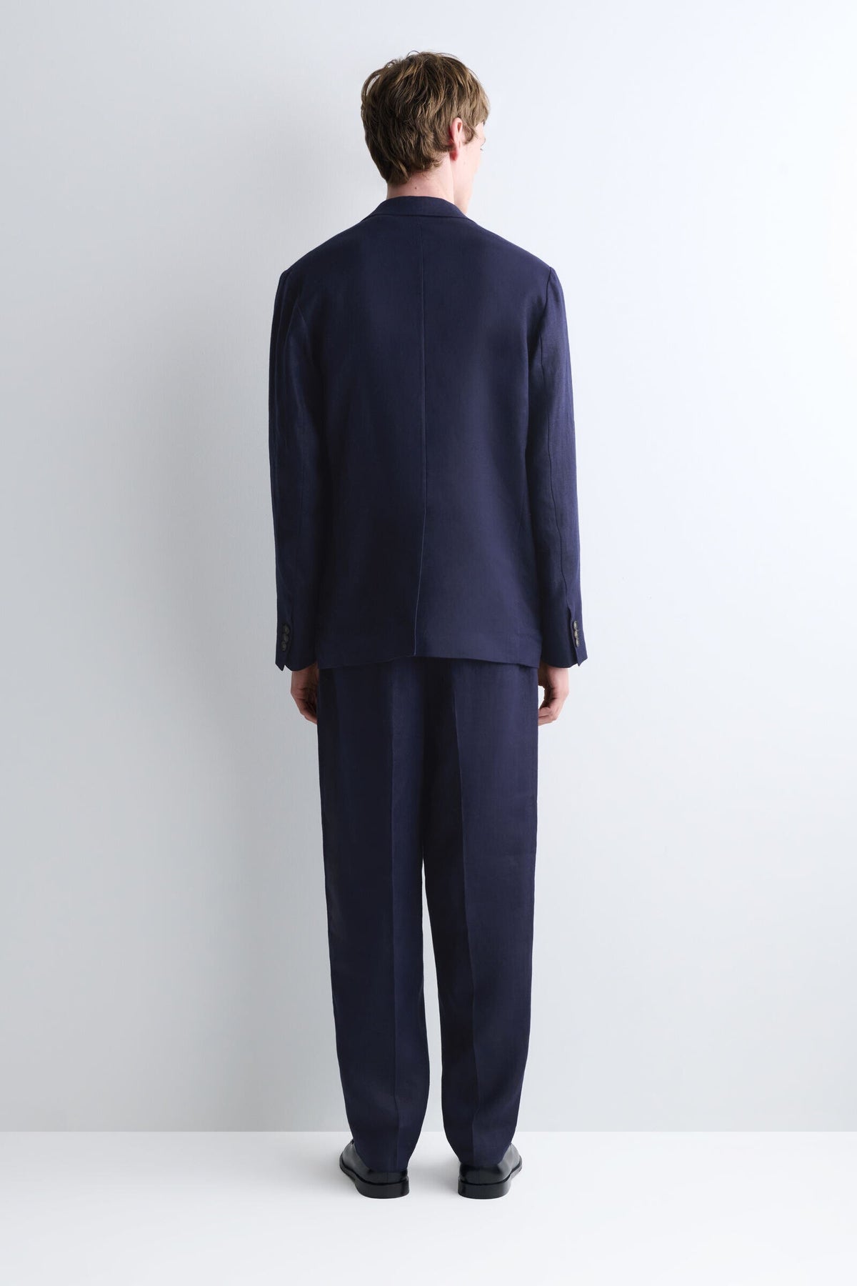 PANTALONES RELAJADOS DE LINO - MARINO - StillMedia/Lookbook