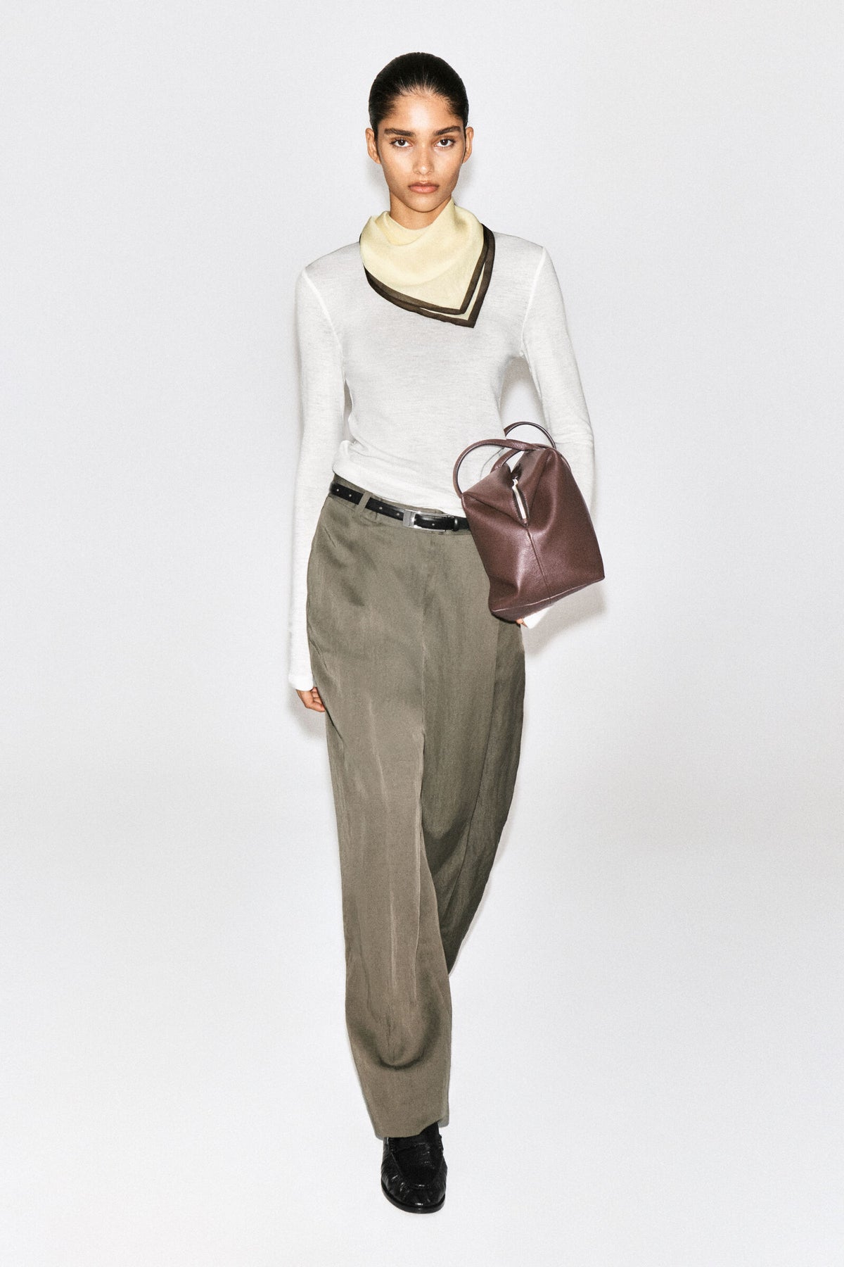 TOP DE LANA MERINO SLIM - CREMA