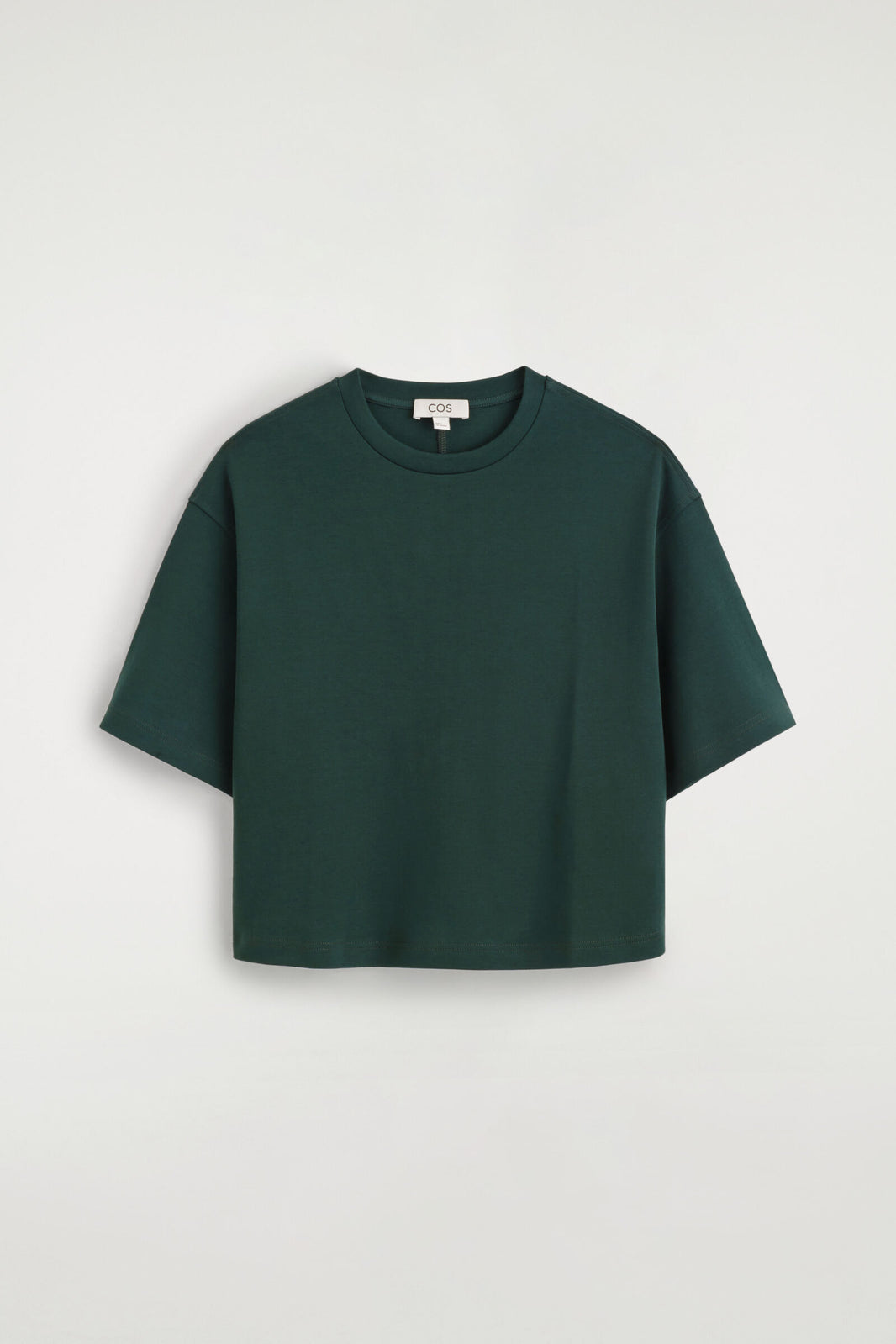 CAMISETA OVERSIZE ALGODÓN - VERDE OSCURO | DescriptiveStillLife