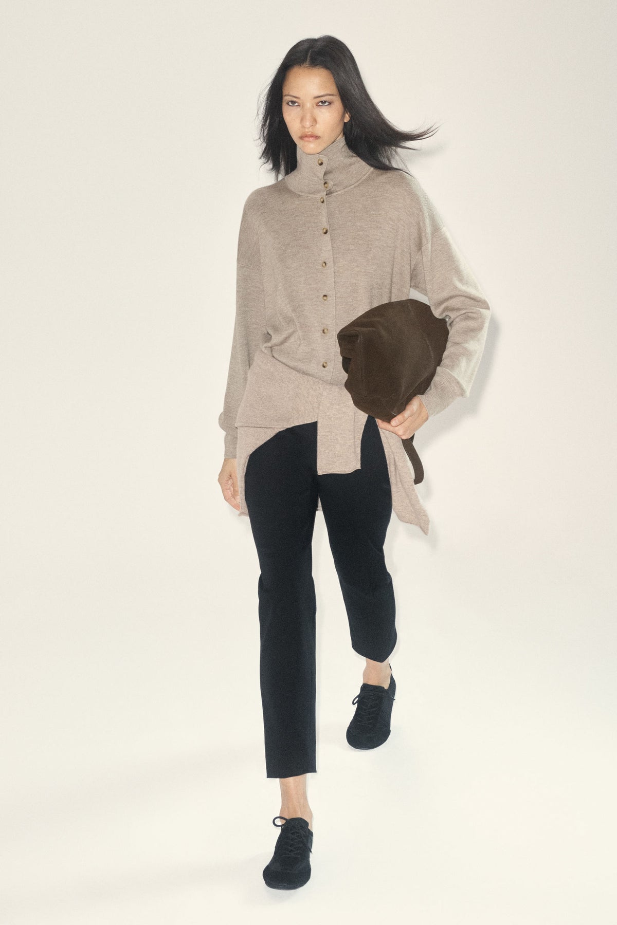 PANTALONES CROP DE CORTE SLIM - NEGRO - StillMedia/Environmental