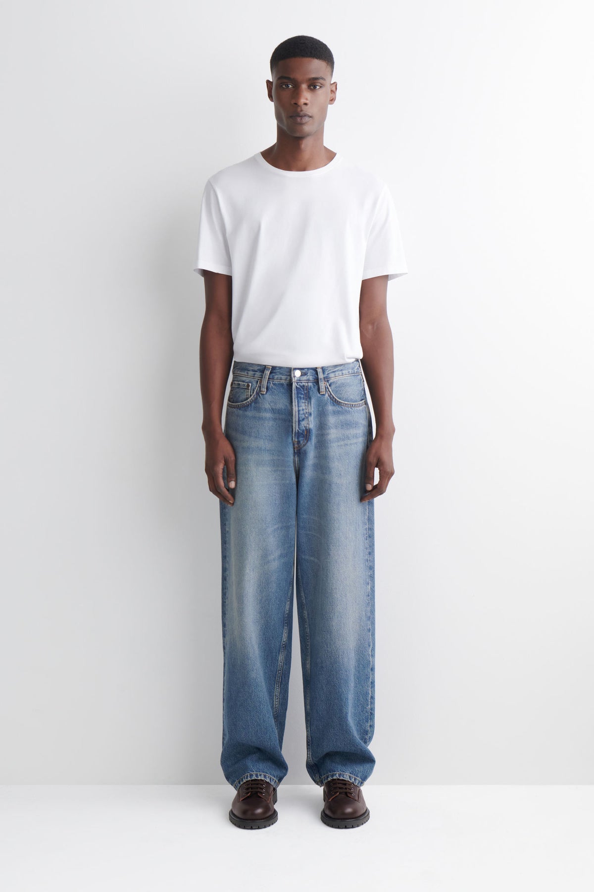 JEANS RIDER RELAXED-FIT DE PIERNA STRAIGHT - AZUL DESVANECIDO