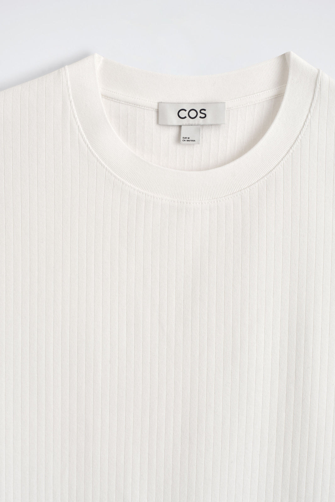 PLAYERA DE JERSEY ACANALADO - BLANCO | DescriptiveDetail