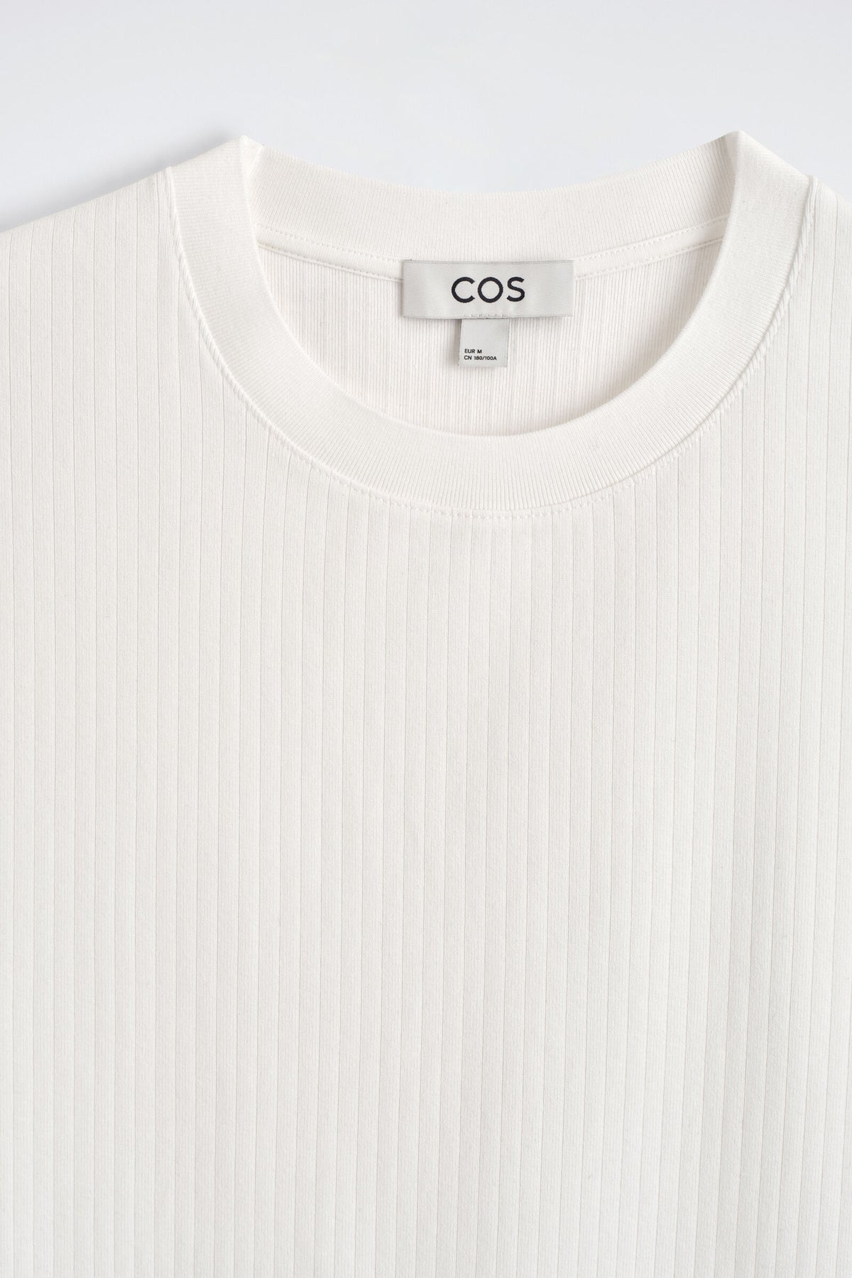 PLAYERA DE JERSEY ACANALADO - BLANCO | DescriptiveDetail