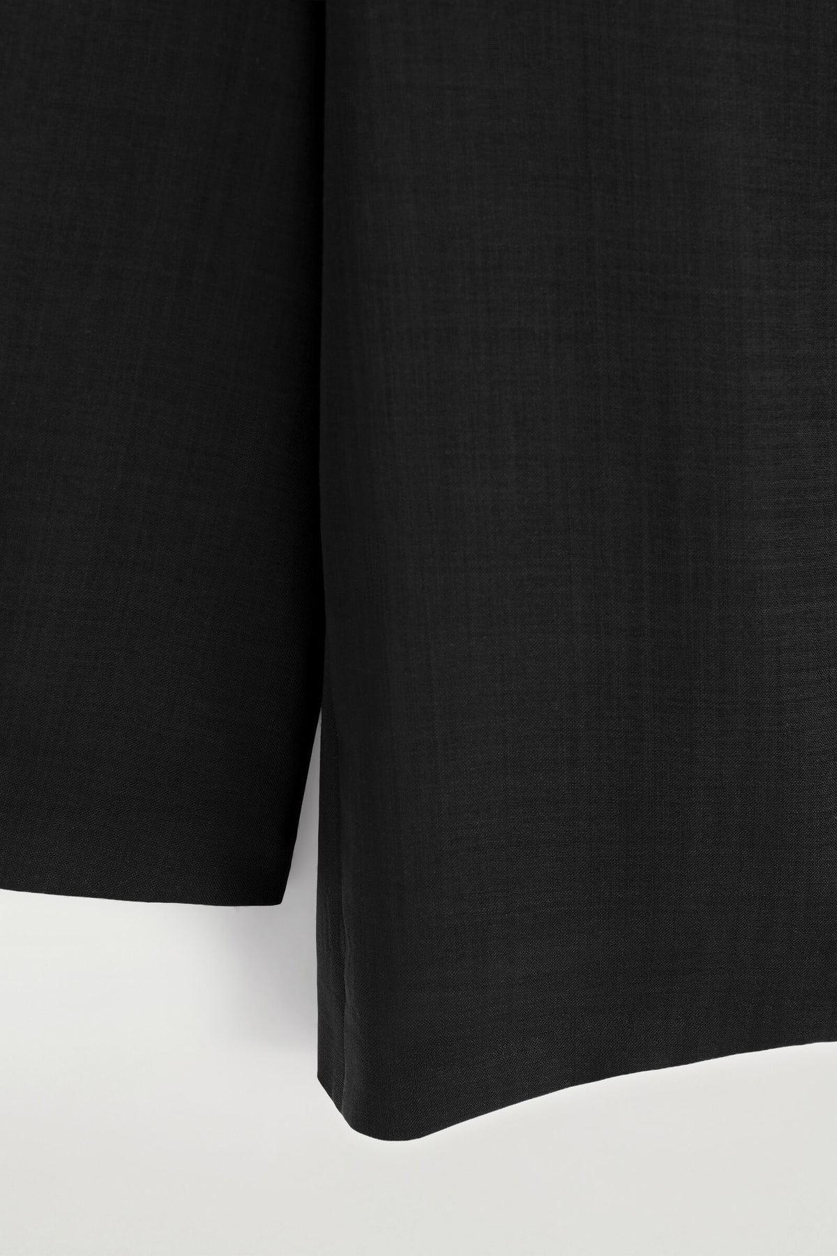 BLAZER DE VOILE DE LANA FLUIDA - NEGRO