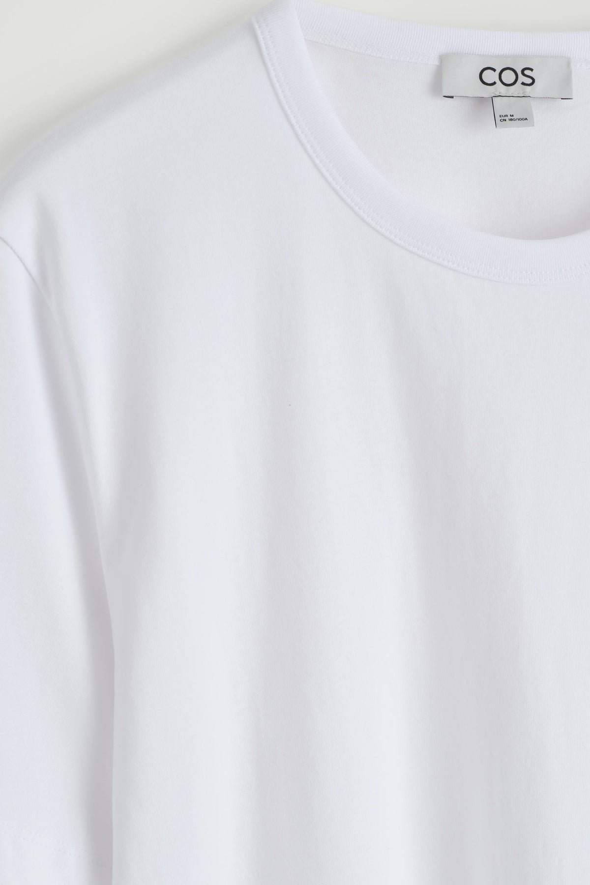 CAMISETA DE ALGODÓN PEINADO - BLANCO | DescriptiveDetail