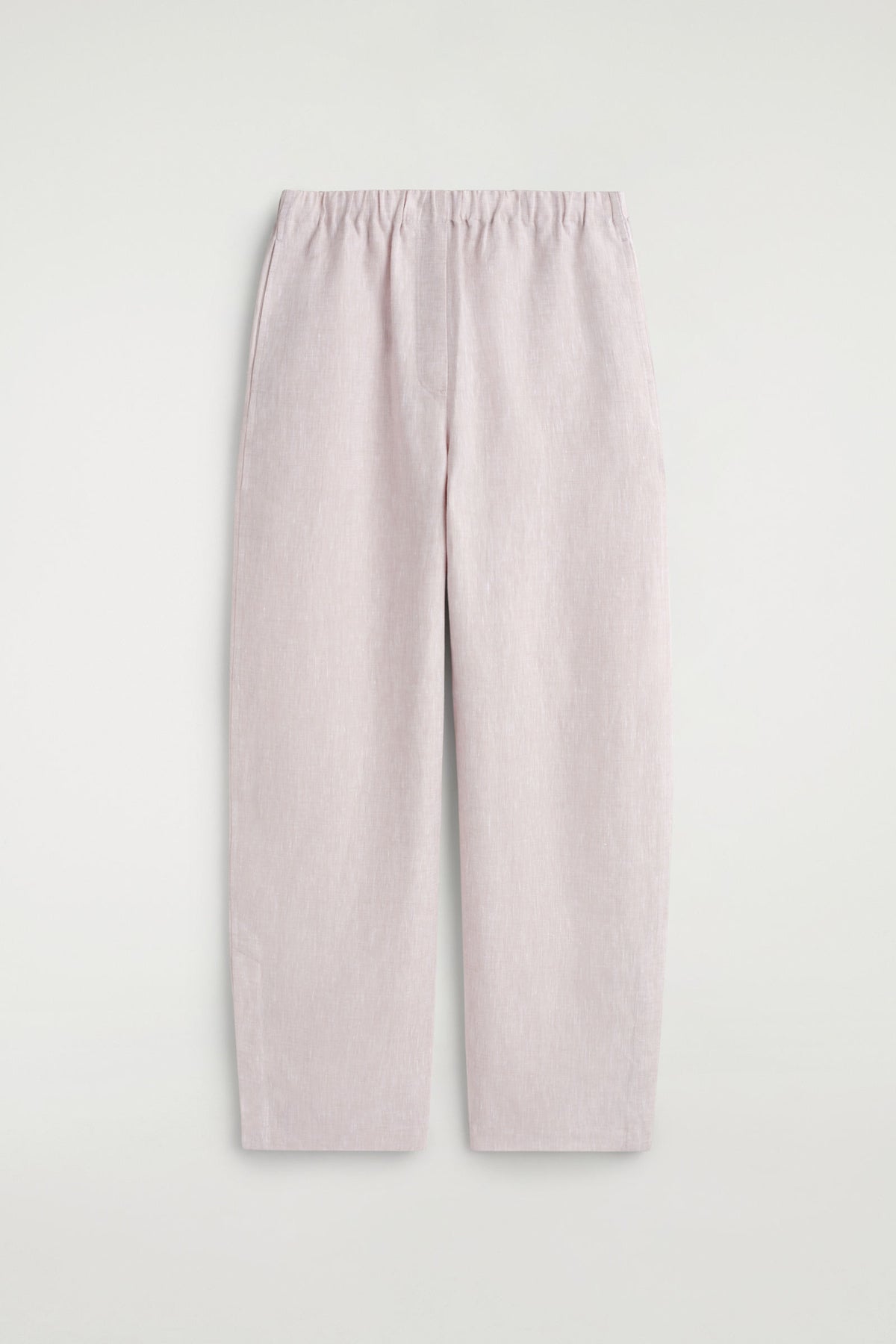 PANTALONES DE LINO CON CINTA ELÁSTICA - ROSA CLARO - StillMedia/DescriptiveStillLife