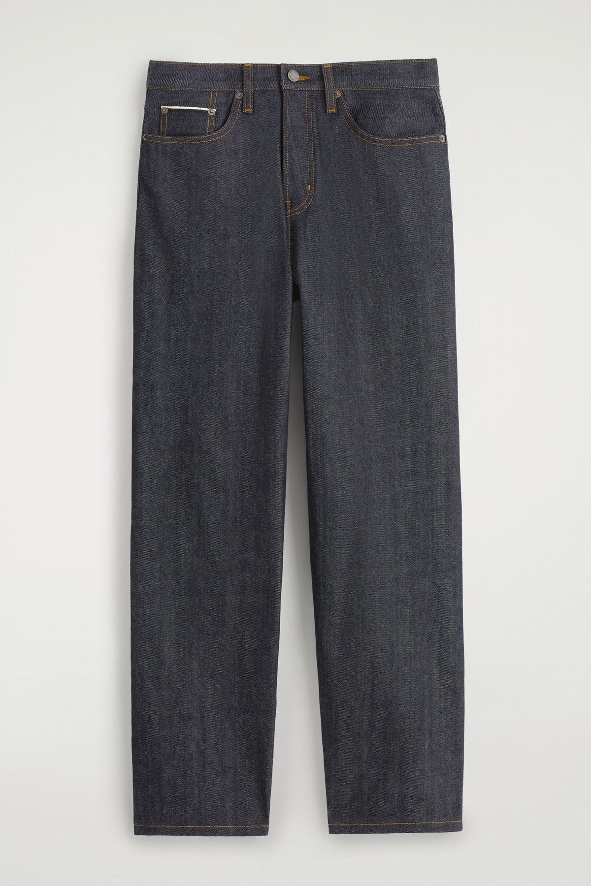 JEANS RELAJADOS DE CORTE RECTO SELVEDGE RAW DE RIDER - INDIGO DESGASTADO - StillMedia/DescriptiveStillLife