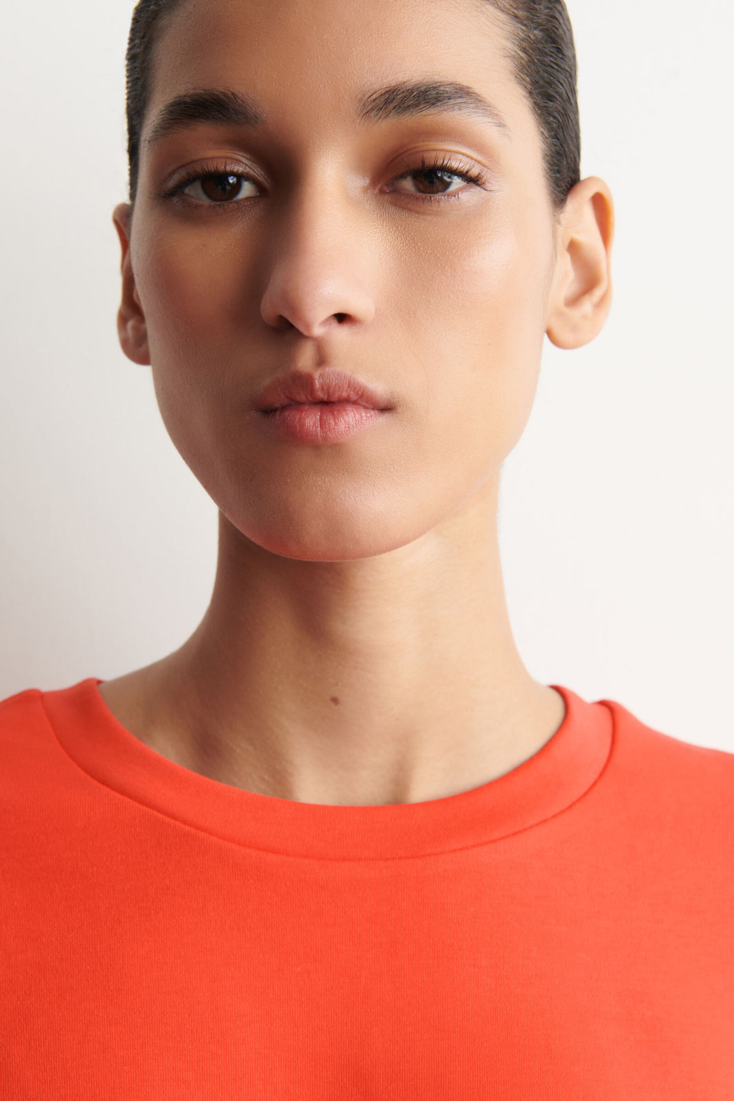 CAMISETA OVERSIZE ALGODÓN - NARANJA