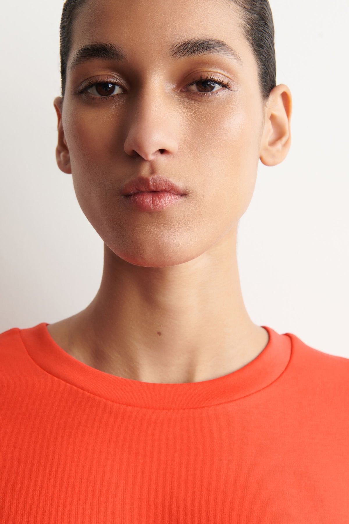 CAMISETA OVERSIZE ALGODÓN - NARANJA