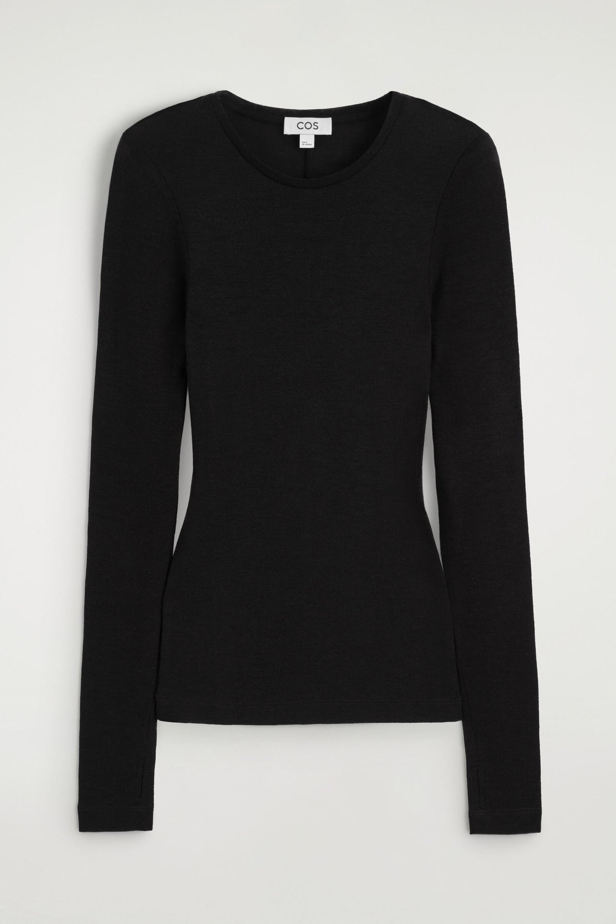 TOP DE LANA MERINO SLIM - NEGRO | DescriptiveStillLife