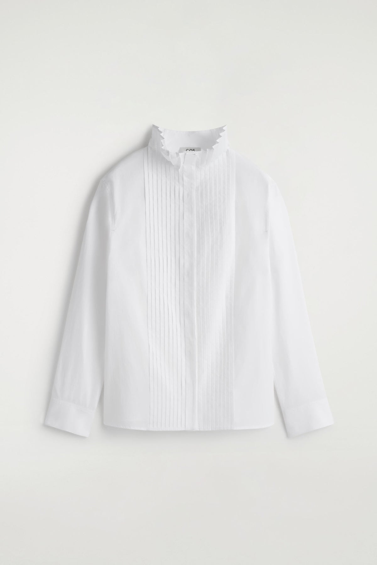 BLUSA DE ALGODÓN CON PLIEGUES - BLANCO - StillMedia/DescriptiveStillLife