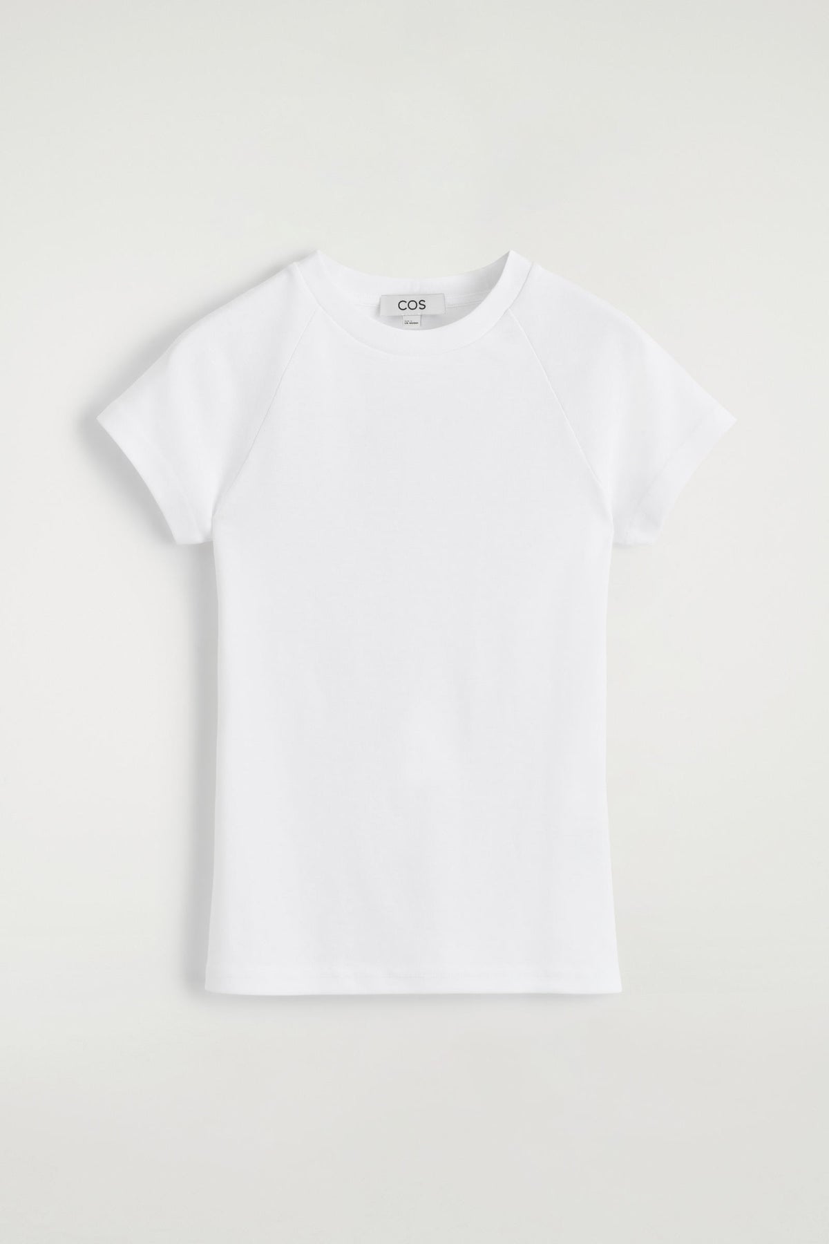 CAMISETA RAGLÁN DE ALGODÓN AJUSTADA - BLANCO | DescriptiveStillLife