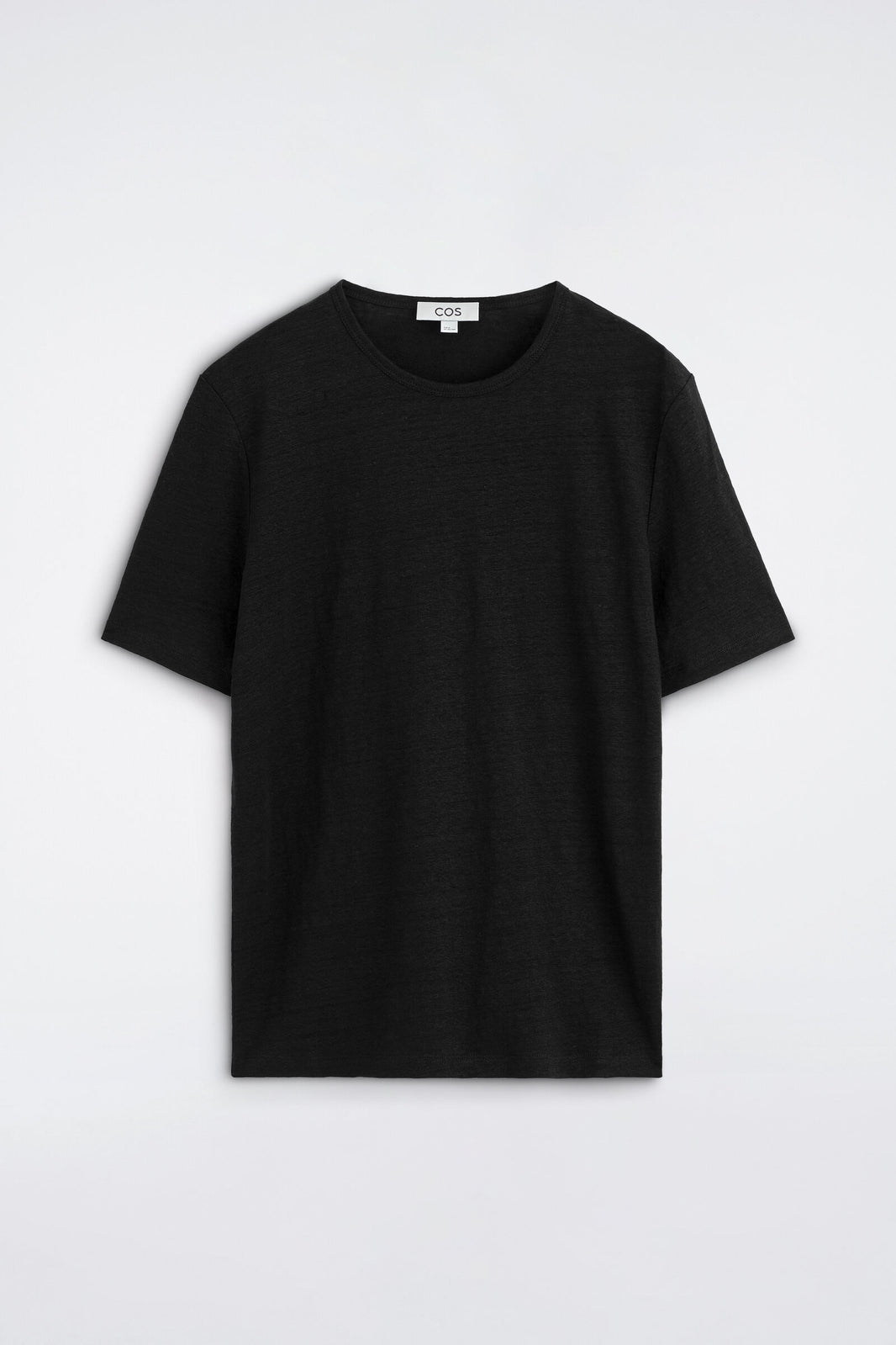 CAMISETA DE JERSEY DE LINO - NEGRO | DescriptiveStillLife