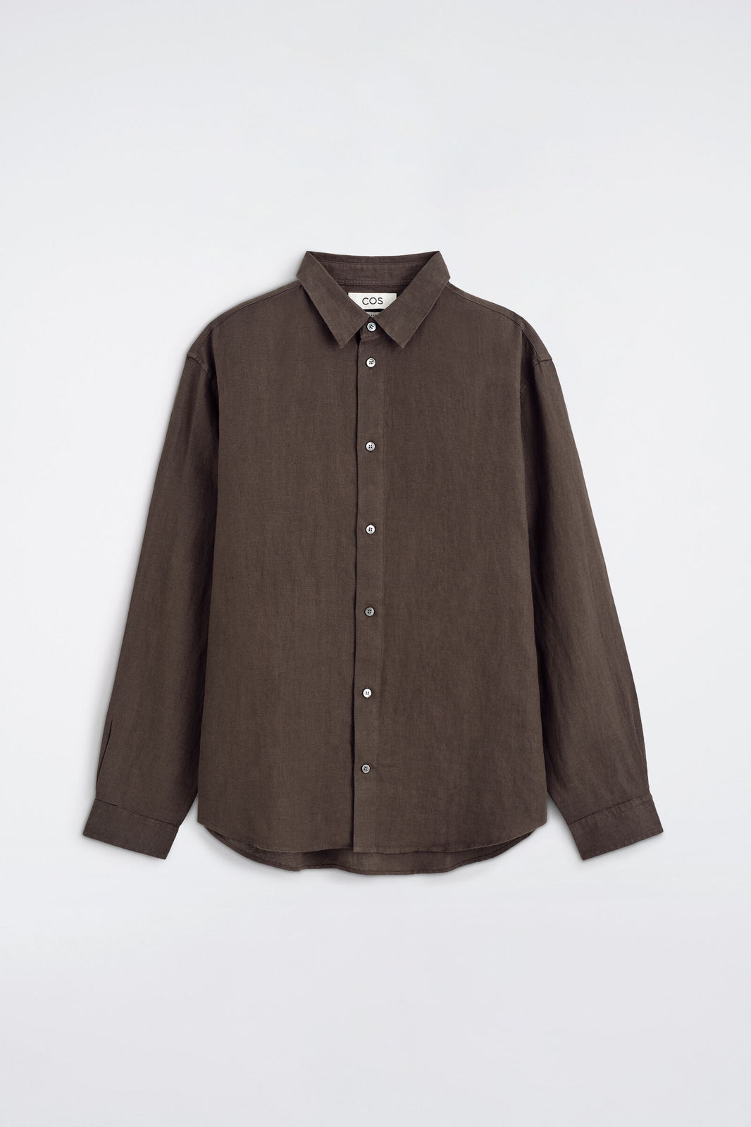 CAMISA DE LINO RELAJADA - MARRÓN | DescriptiveStillLife