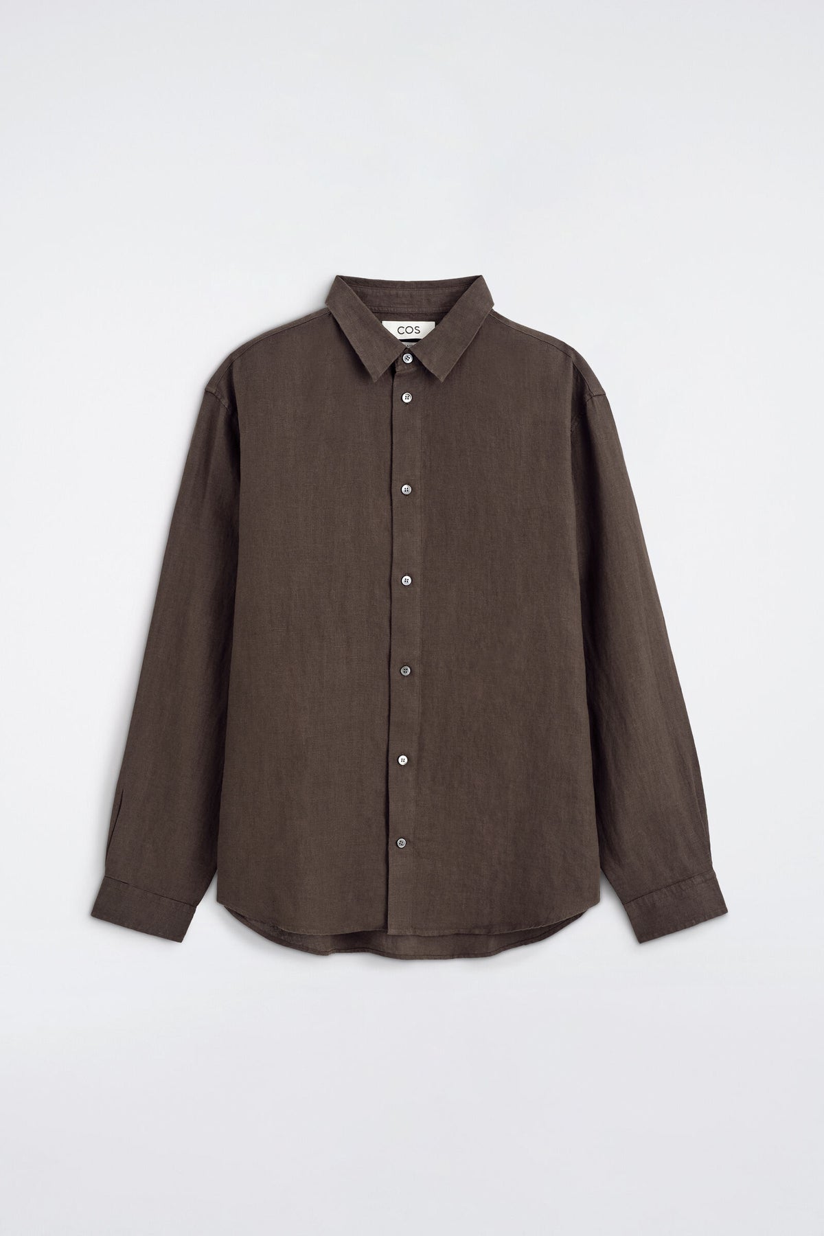 CAMISA DE LINO RELAJADA - MARRÓN | DescriptiveStillLife