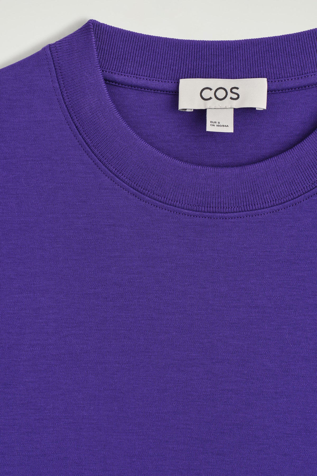CAMISETA DE MANGA LARGA DE CORTE LIMPIO - MORADO | DescriptiveDetail