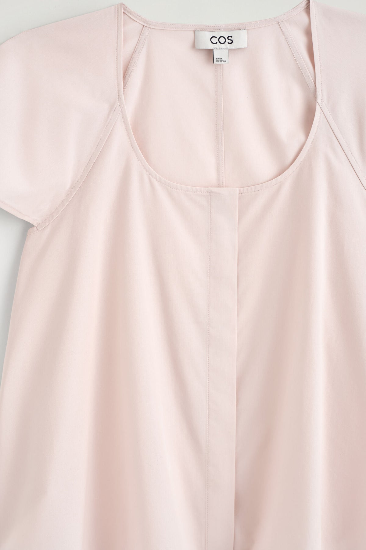 BLUSA DE ALGODÓN CON MANGAS ACAMPANADAS - ROSADO | DescriptiveDetail