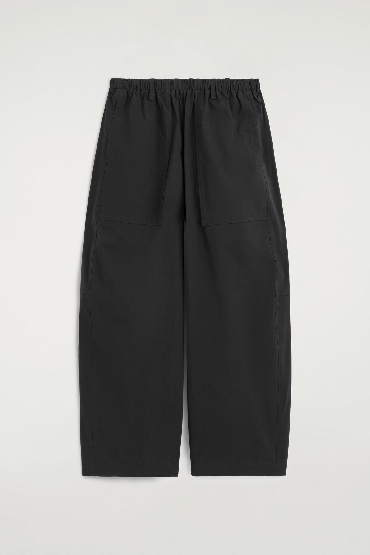 PANTALONES DE ALGODÓN DE CORTE RECTO - NEGRO | DescriptiveStillLife