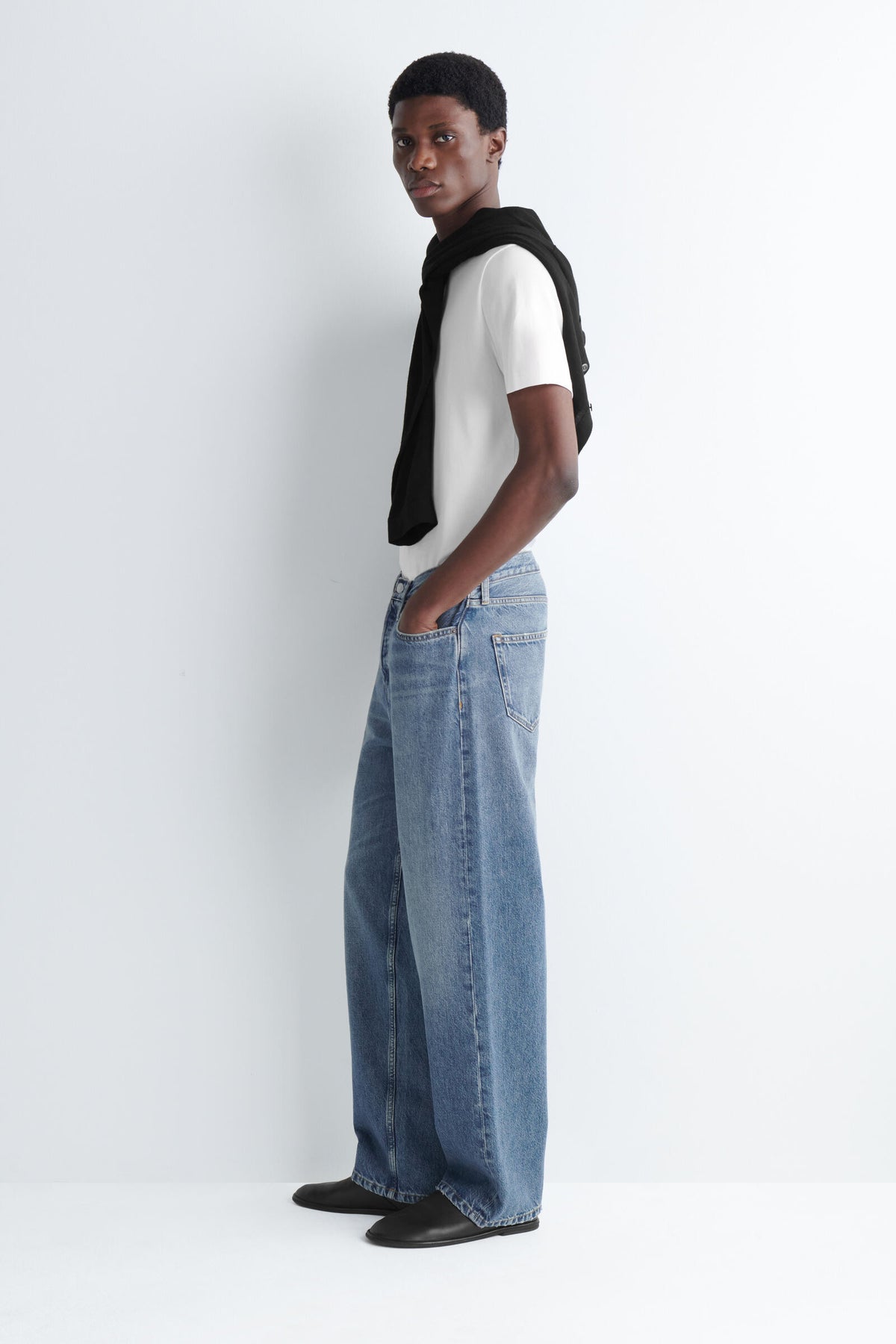 JEANS RIDER RELAXED-FIT DE PIERNA STRAIGHT - AZUL DESVANECIDO