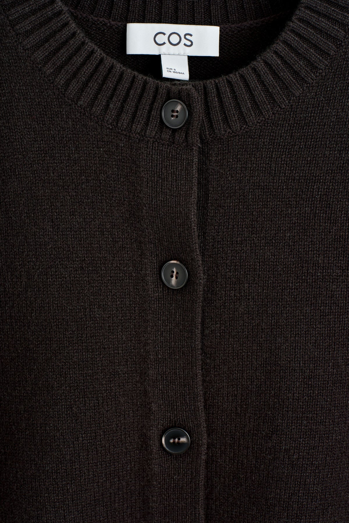 CÁRDIGAN DE LANA MERINO - MARRÓN | DescriptiveDetail