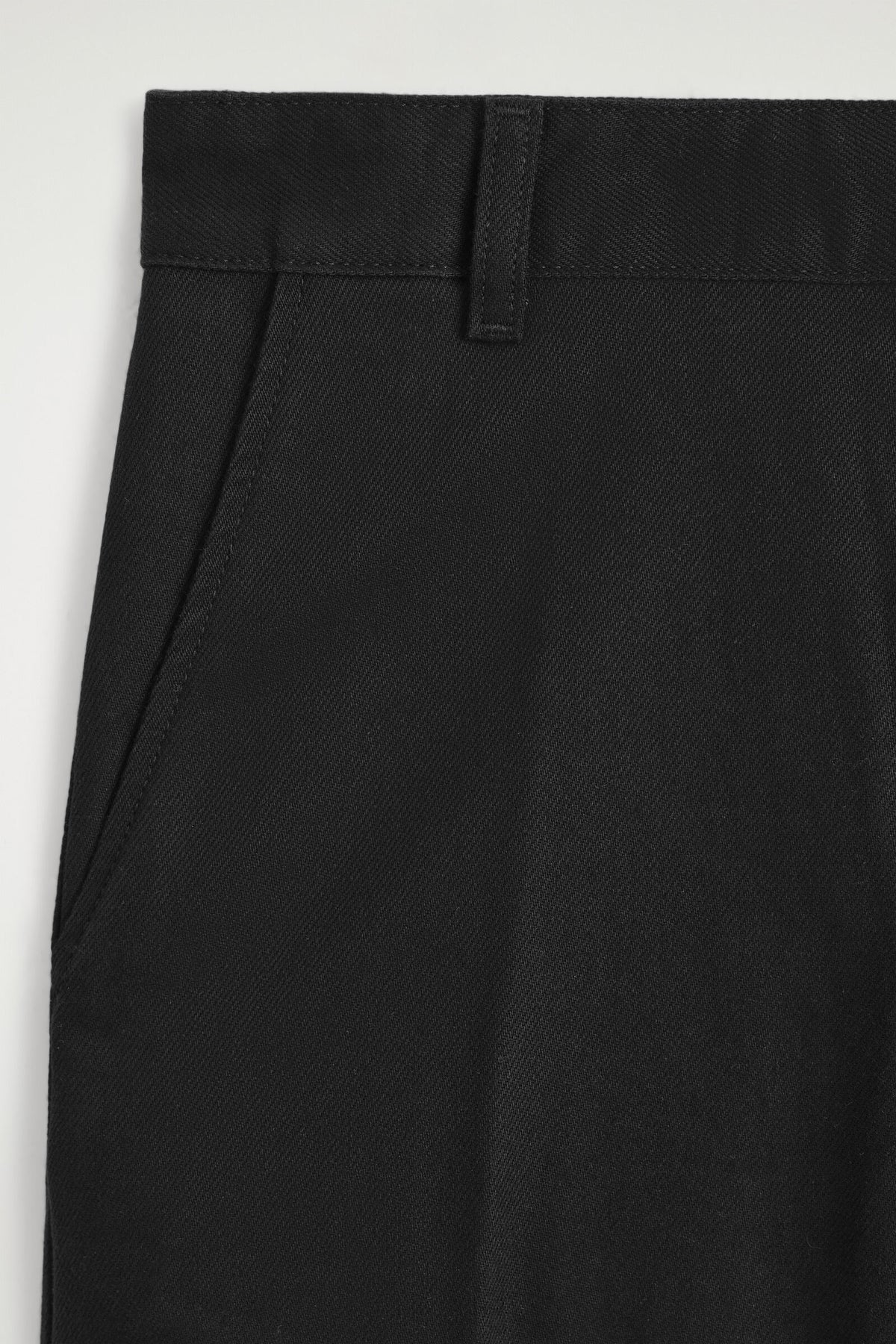 PANTALONES DE MEZCLILLA DE PIERNA RECTA - NEGRO | DescriptiveDetail