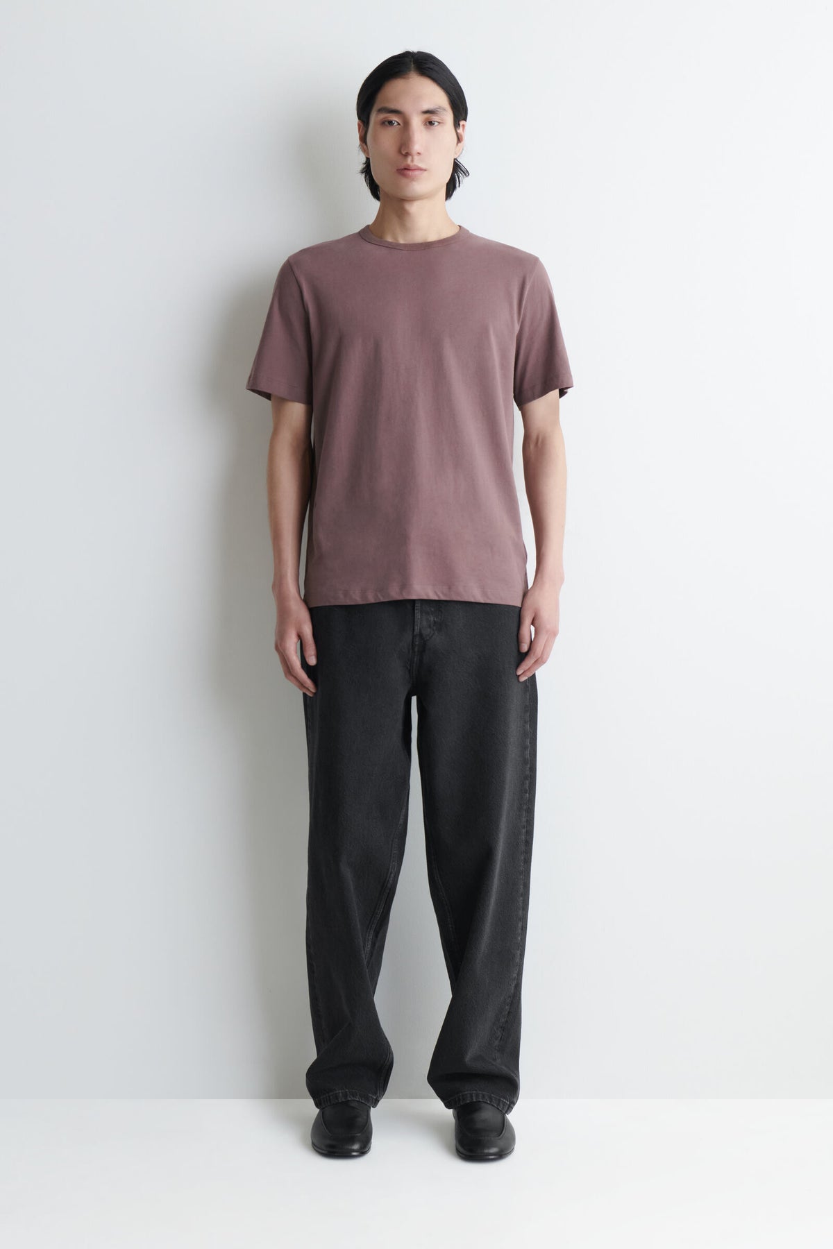CAMISETA DE ALGODÓN PEINADO - ROJO ARCILLA