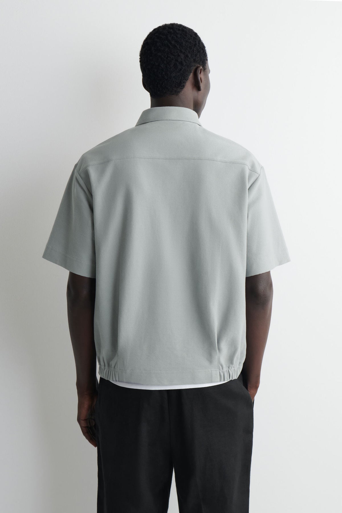 CAMISA DE POLO DE ALGODÓN-PIQUÉ - GRIS