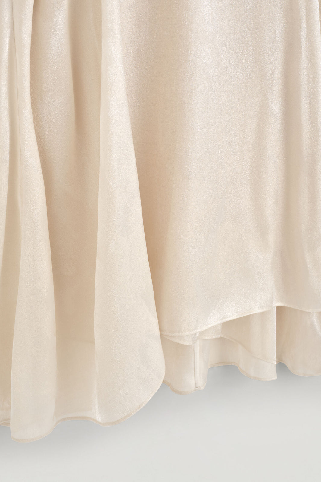 FALDA MIDI DE JACQUARD - CREMA | DescriptiveDetail