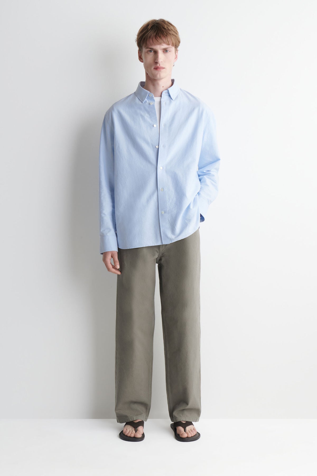 JEANS RIDER RELAXED-FIT DE PIERNA STRAIGHT - BEIGE
