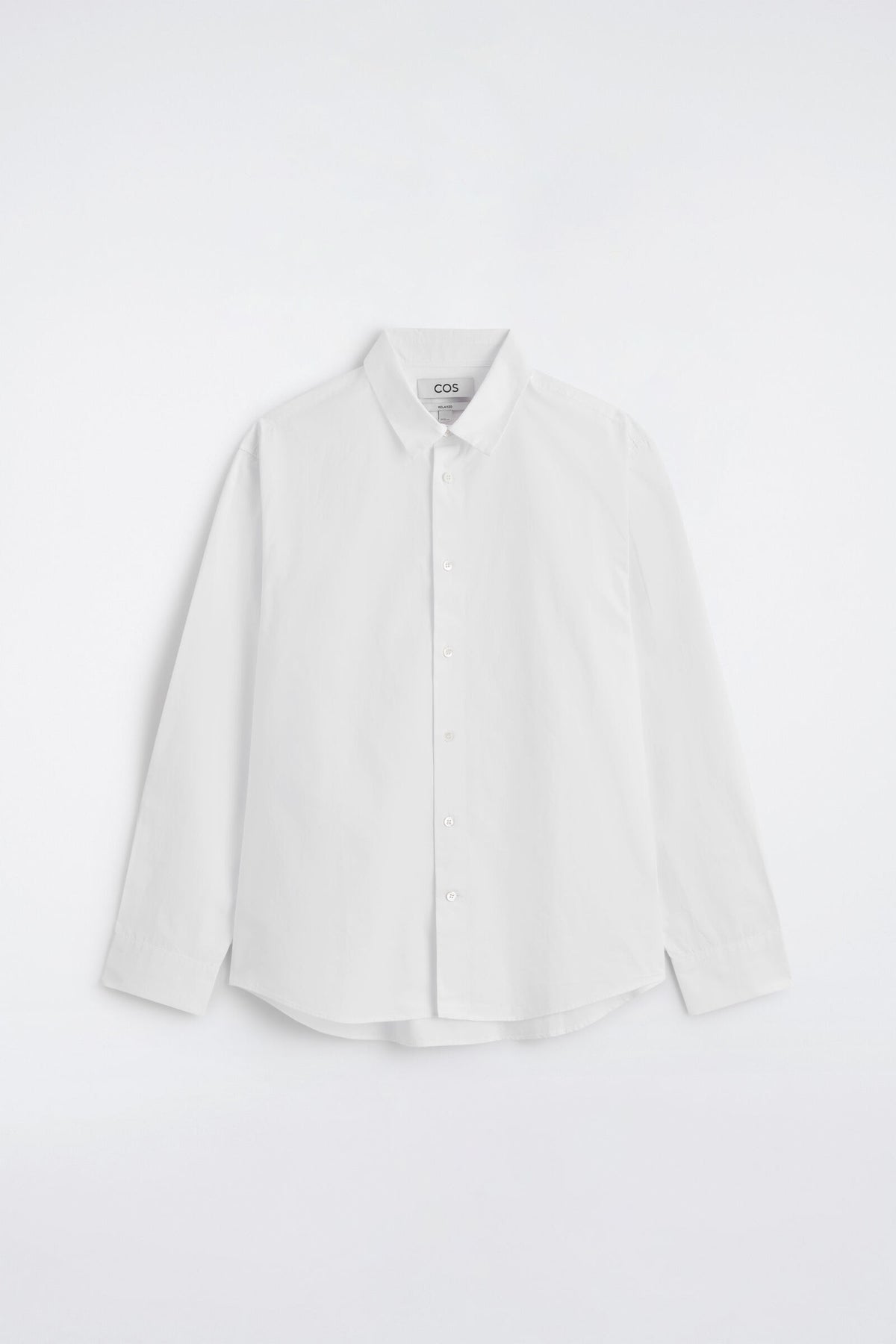 CAMISA DE PIMA COTTON-POPLIN RELAJADO - BLANCO - StillMedia/DescriptiveStillLife