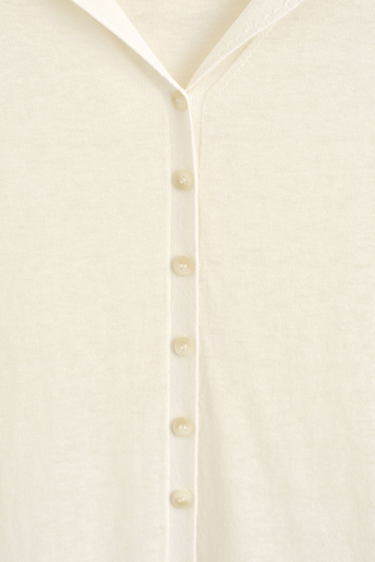 CAMISA DE ALGODÓN Y SEDA TEJIDA CON CUELLO DE MARINERO - CREMA |  | DescriptiveDetail