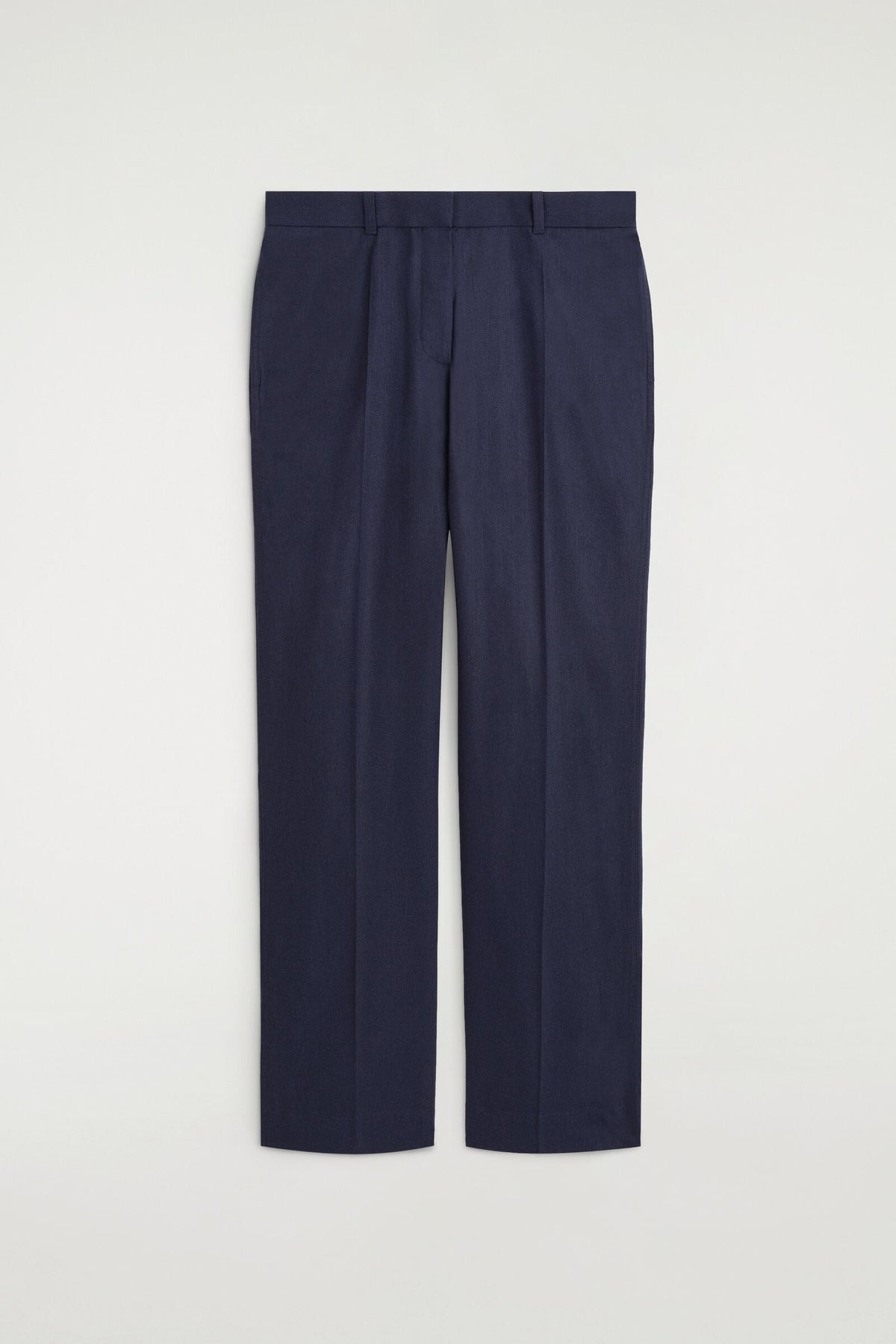 PANTALONES ACAMPANADOS DE MEZCLA DE LANA - MARINO | DescriptiveStillLife