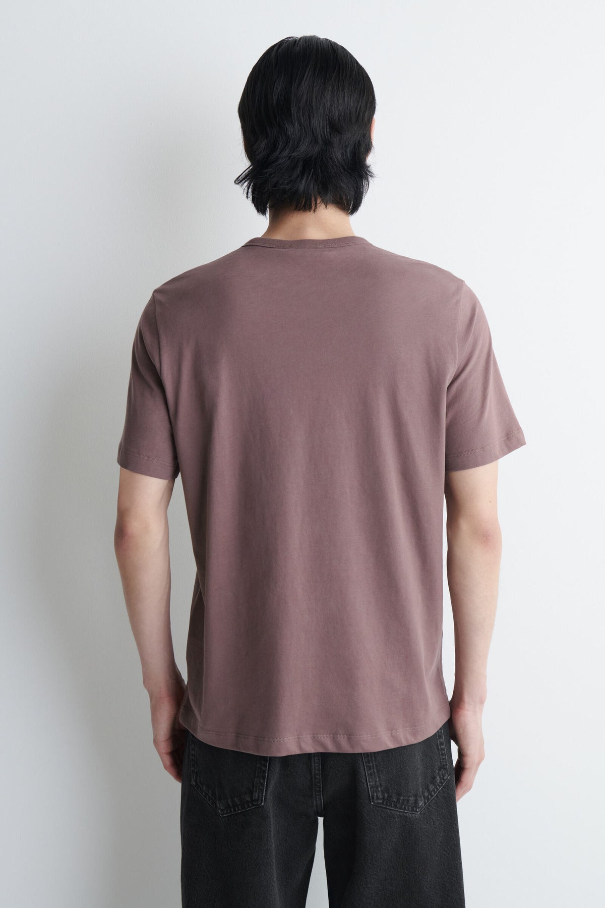 CAMISETA DE ALGODÓN PEINADO - ROJO ARCILLA