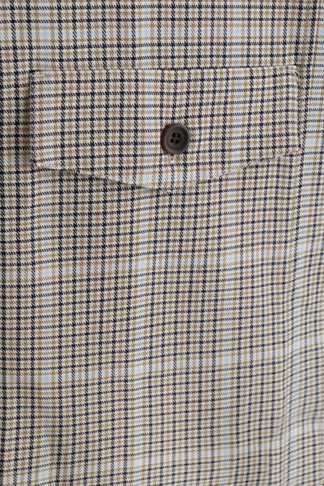 SOBRECAMISA DE ALGODÓN CON CIERRE DE CREMALLERA - BEIGE / A CUADROS | DescriptiveDetail
